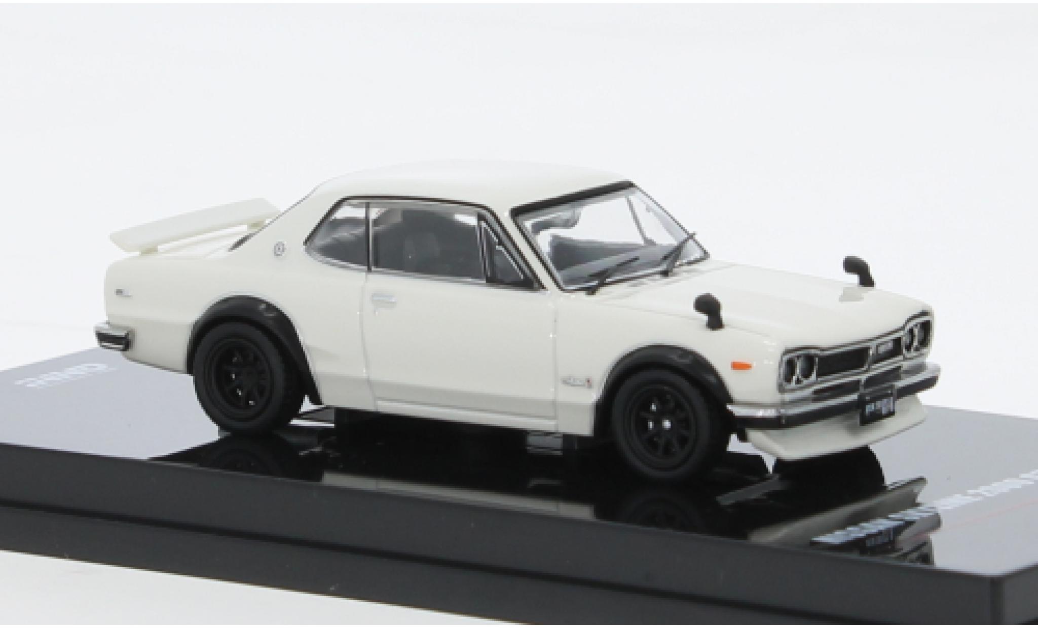 Nissan Skyline 1/64 INNO64 2000 GT-R (KPGC10) bianco RHD modellino in miniatura
