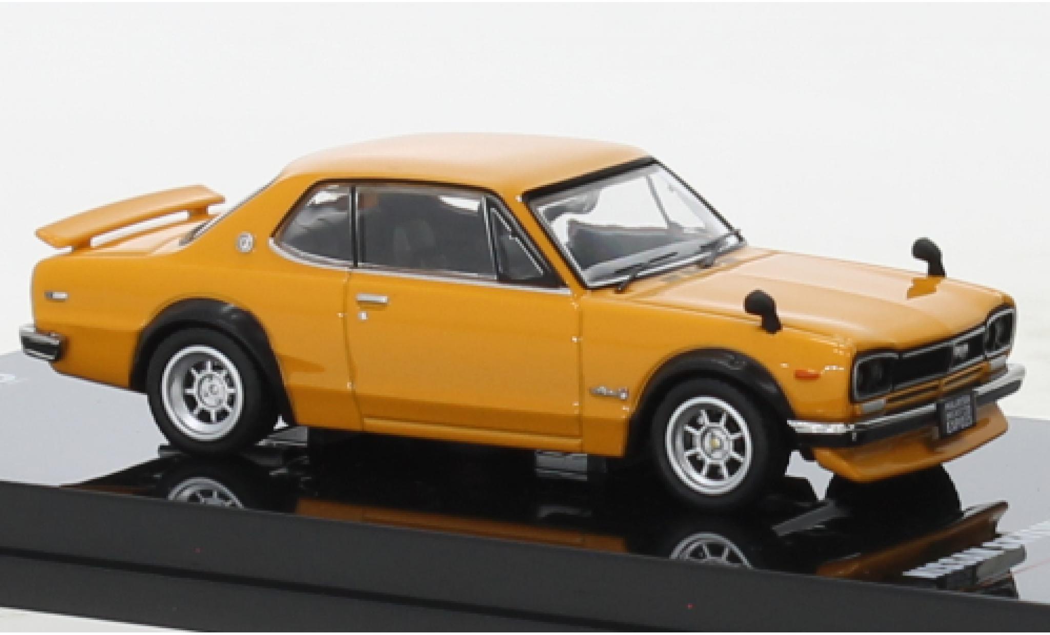 Nissan Skyline 1/64 INNO64 2000 GT-R (KPGC110) orange RHD modellino in miniatura