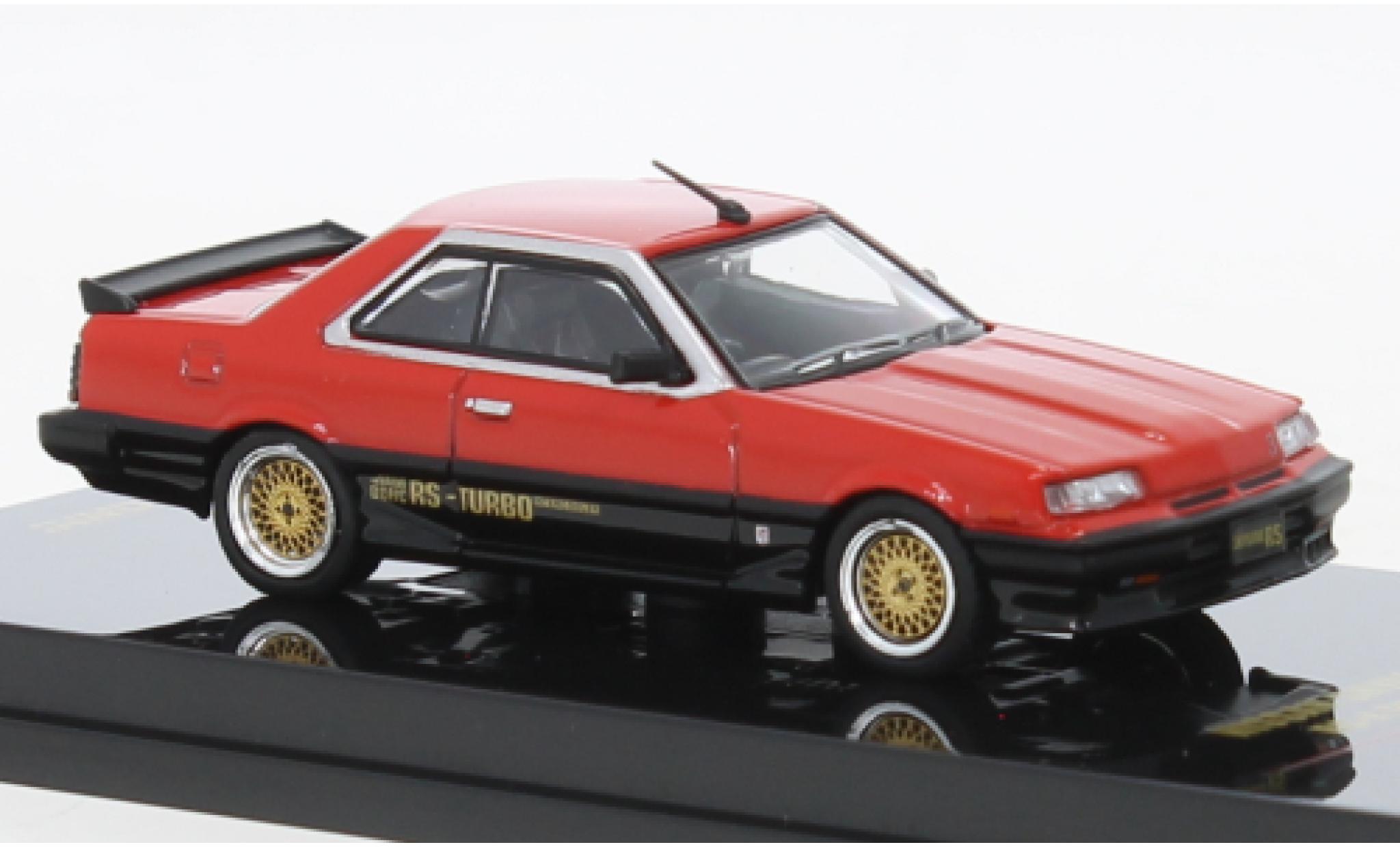 Nissan Skyline 1/64 INNO64 2000 RS-X Turbo (DR30) rosso/nero RHD modellino in miniatura
