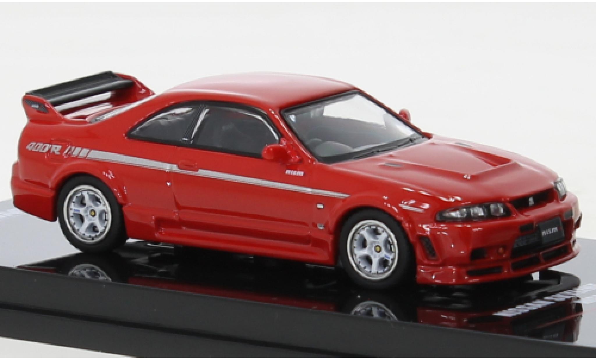 Nissan Skyline 1/64 INNO64 GT-R (R33) Nismo 400 R rosso RHD modellino in miniatura