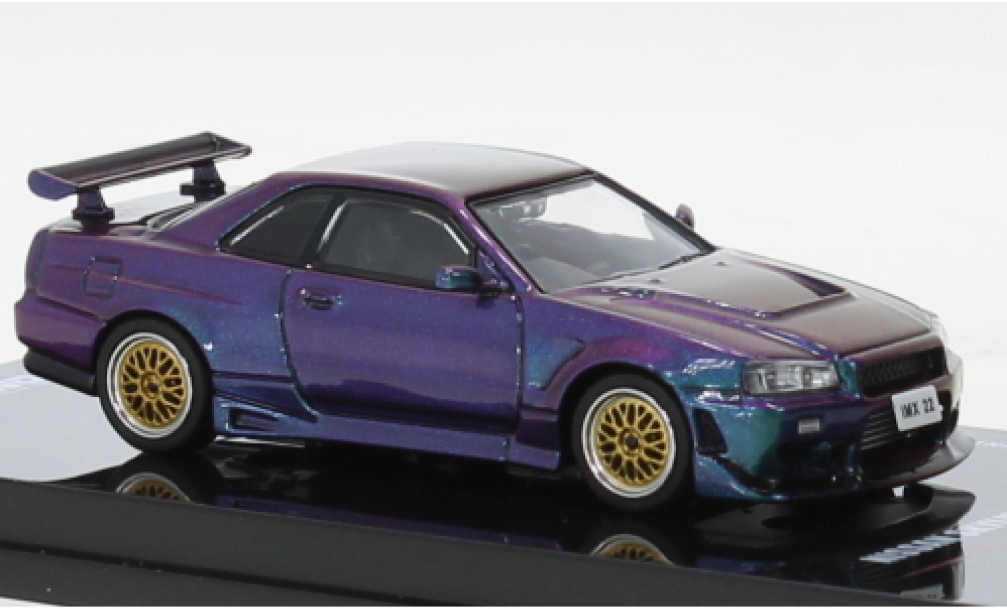 Nissan Skyline 1/64 INNO64 GT-T (R34) RHD modellino in miniatura
