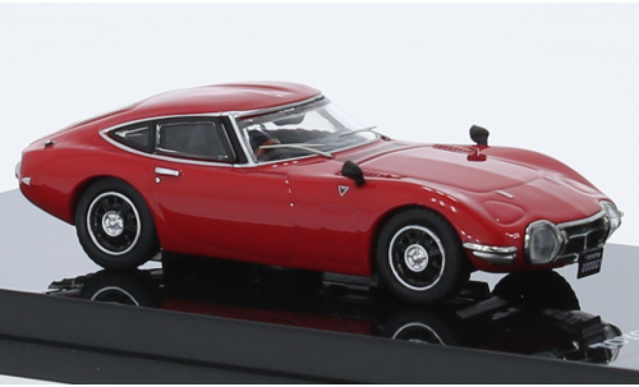 Toyota 2000 GT 1/64 INNO64 (MF10) rosso RHD modellino in miniatura