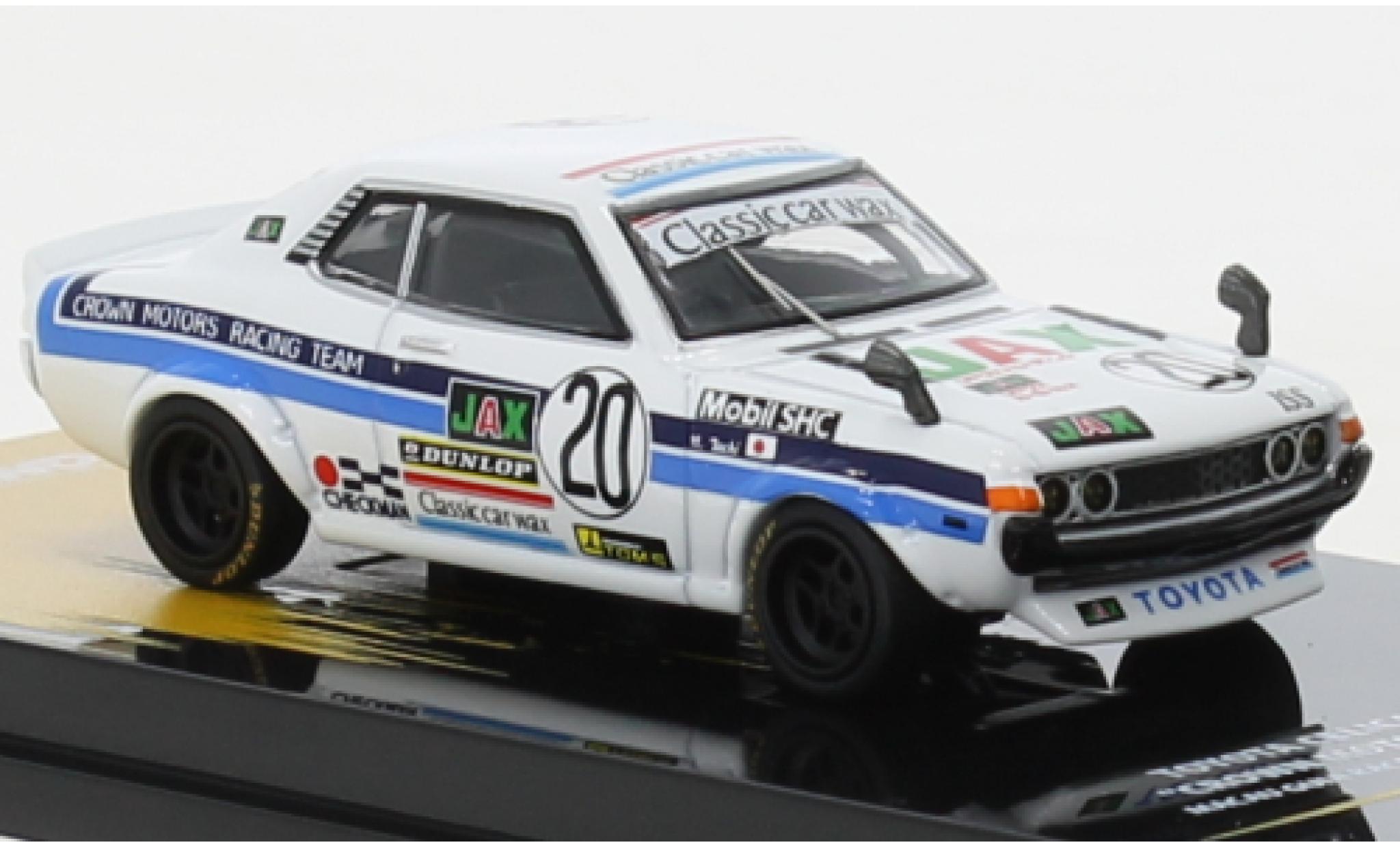 Toyota Celica 1/64 INNO64 1600 GT (TA22) RHD No.20 Crown Motors Racing Team Macau Guia Race 1975 modellino in miniatura