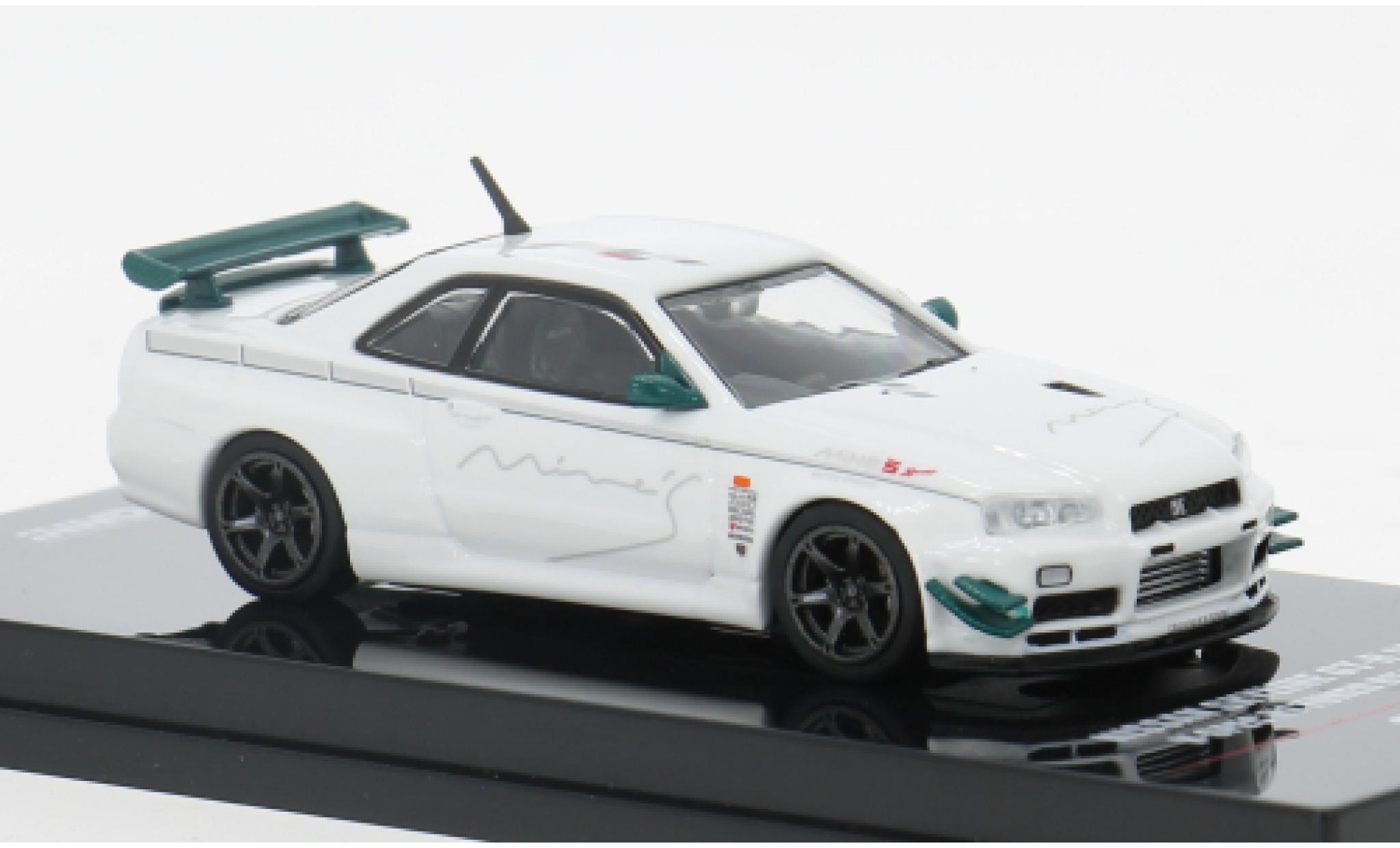 Nissan Skyline 1/64 INNO64 GT-R(R34) V-Spec N1 MINE&#039;S 1:64 modellino in miniatura