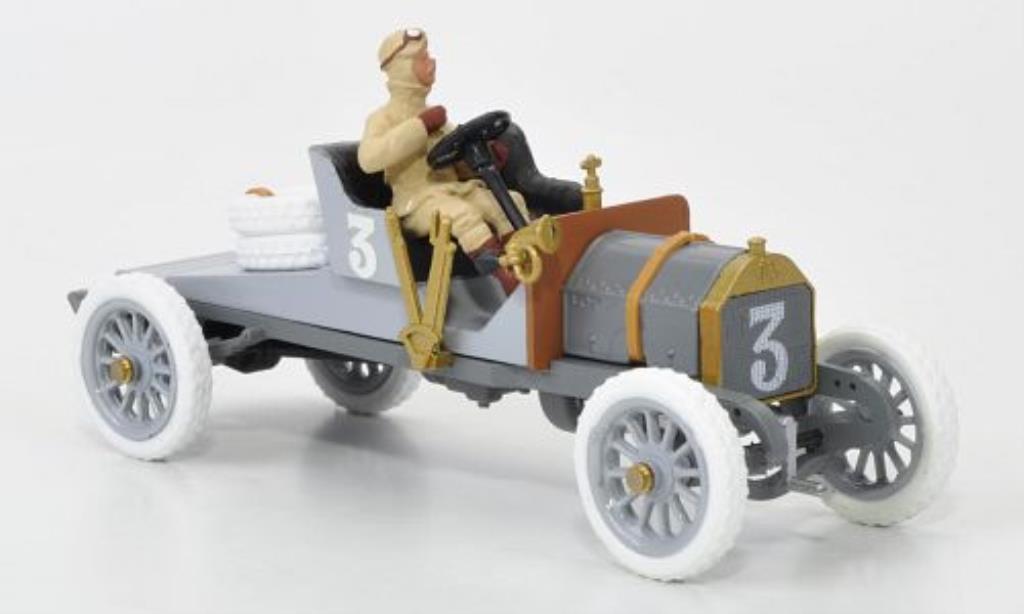 Itala Targa 1/43 STF Florio No.3 grigio1906 A.Cagno 1907 modellino in miniatura