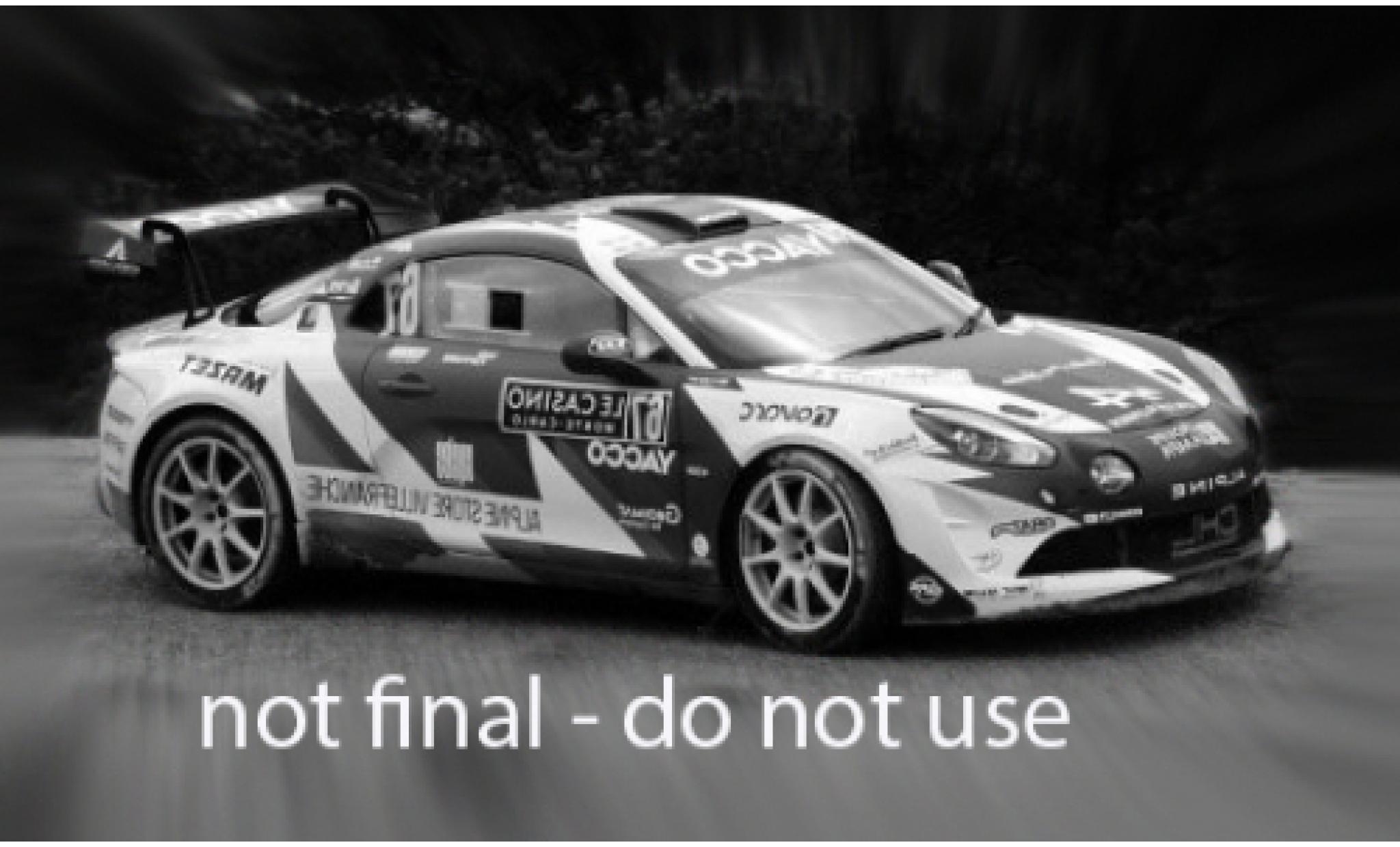 Alpine A110 1/43 IXO RGT WRC Rally Monte Carlo 2025 #67 1:43 modellino in miniatura