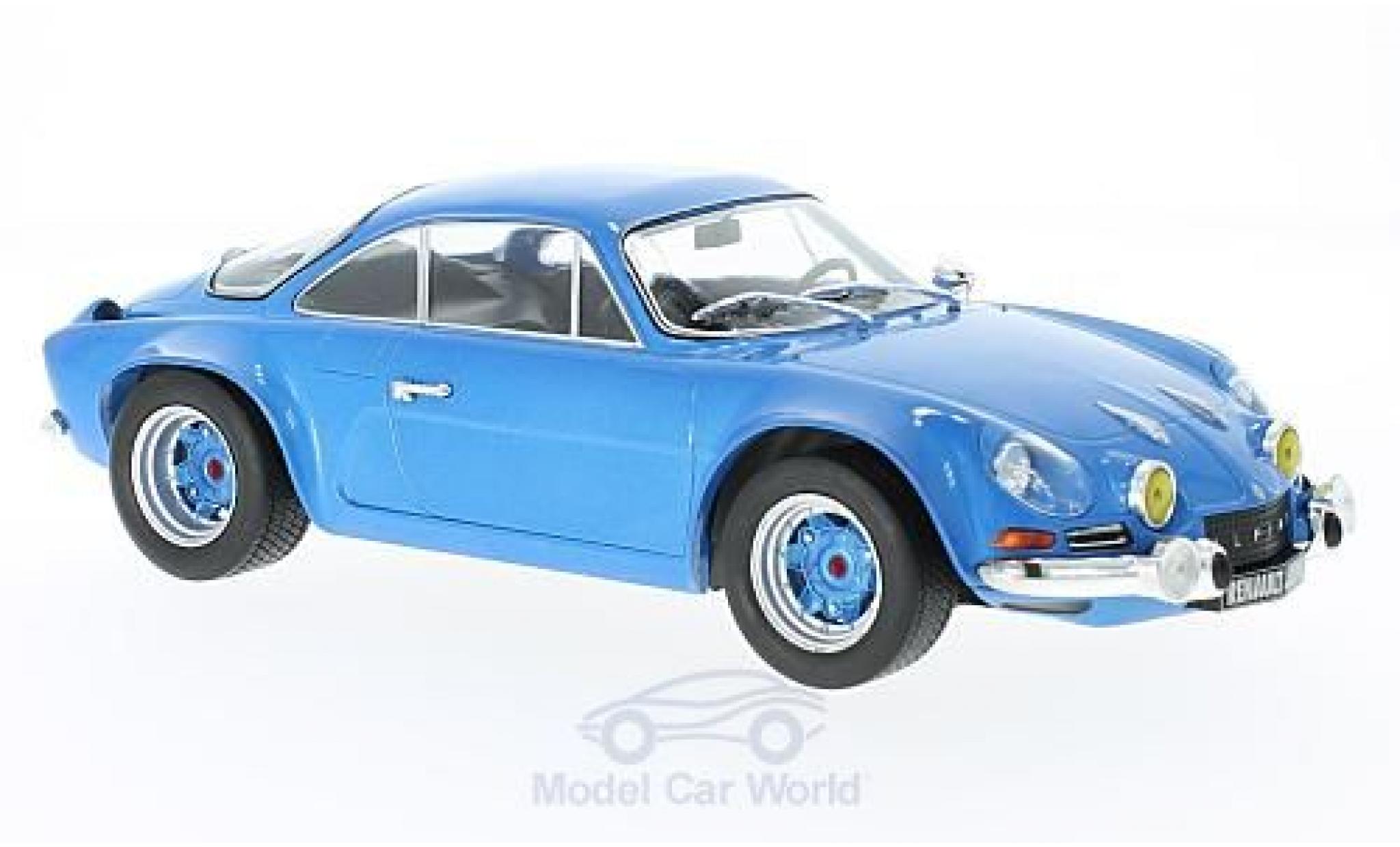 Alpine A110 1/18 IXO Renault A 110 blu 1973 modellino in miniatura