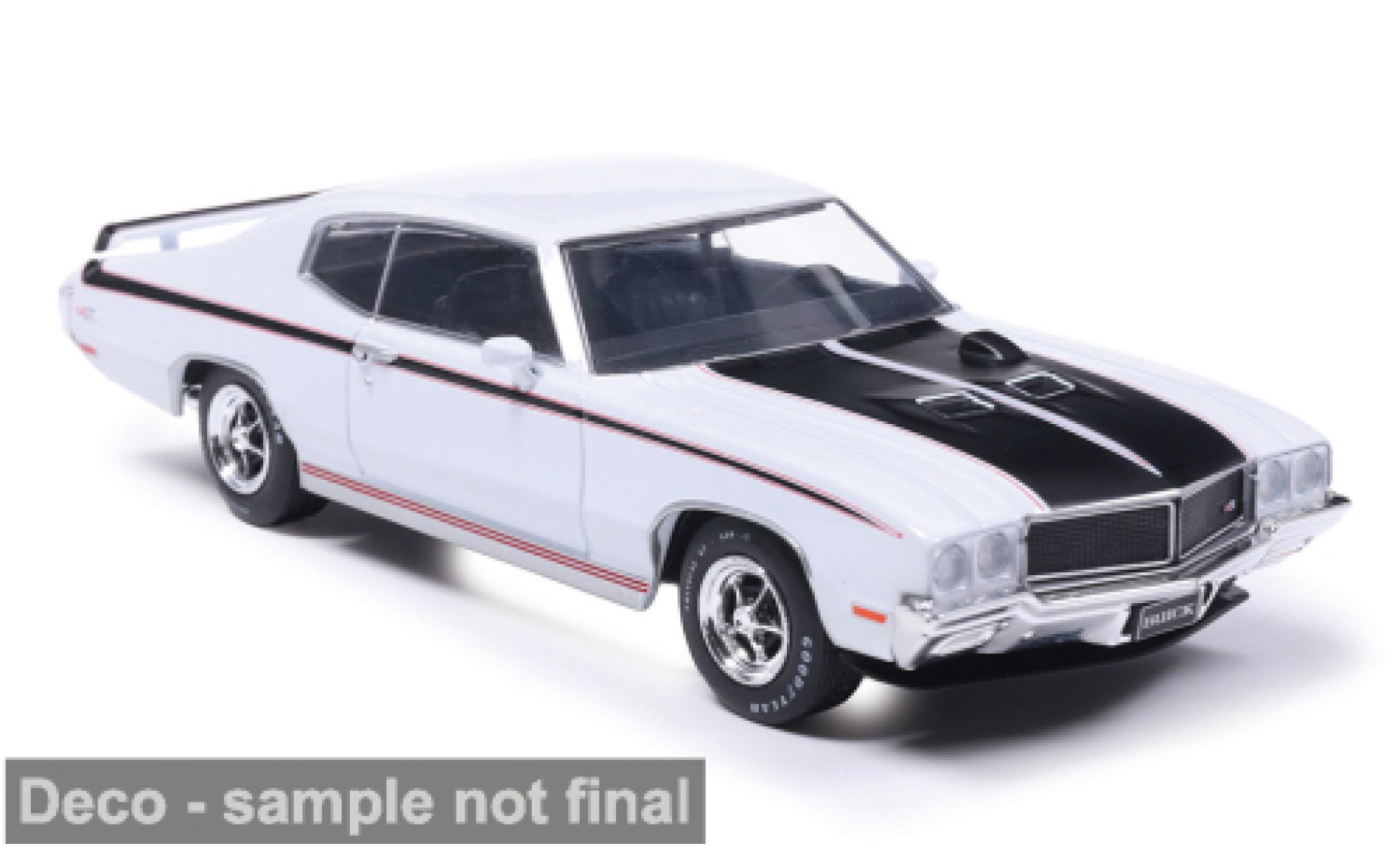 Buick GS 1/43 IXO America X weiss/schwarz 1970 1:43 modellino in miniatura