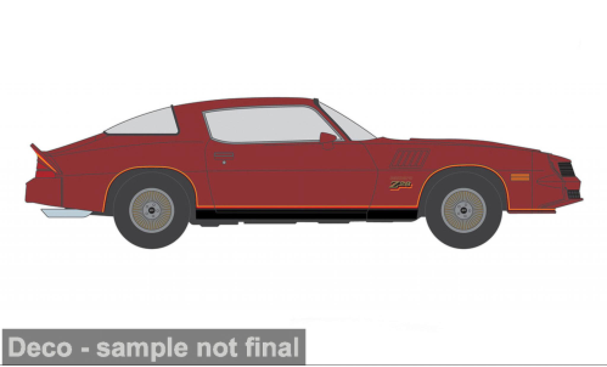 Chevrolet Camaro 1/64 IXO America Z 28 rot 1978 1:64 modellino in miniatura