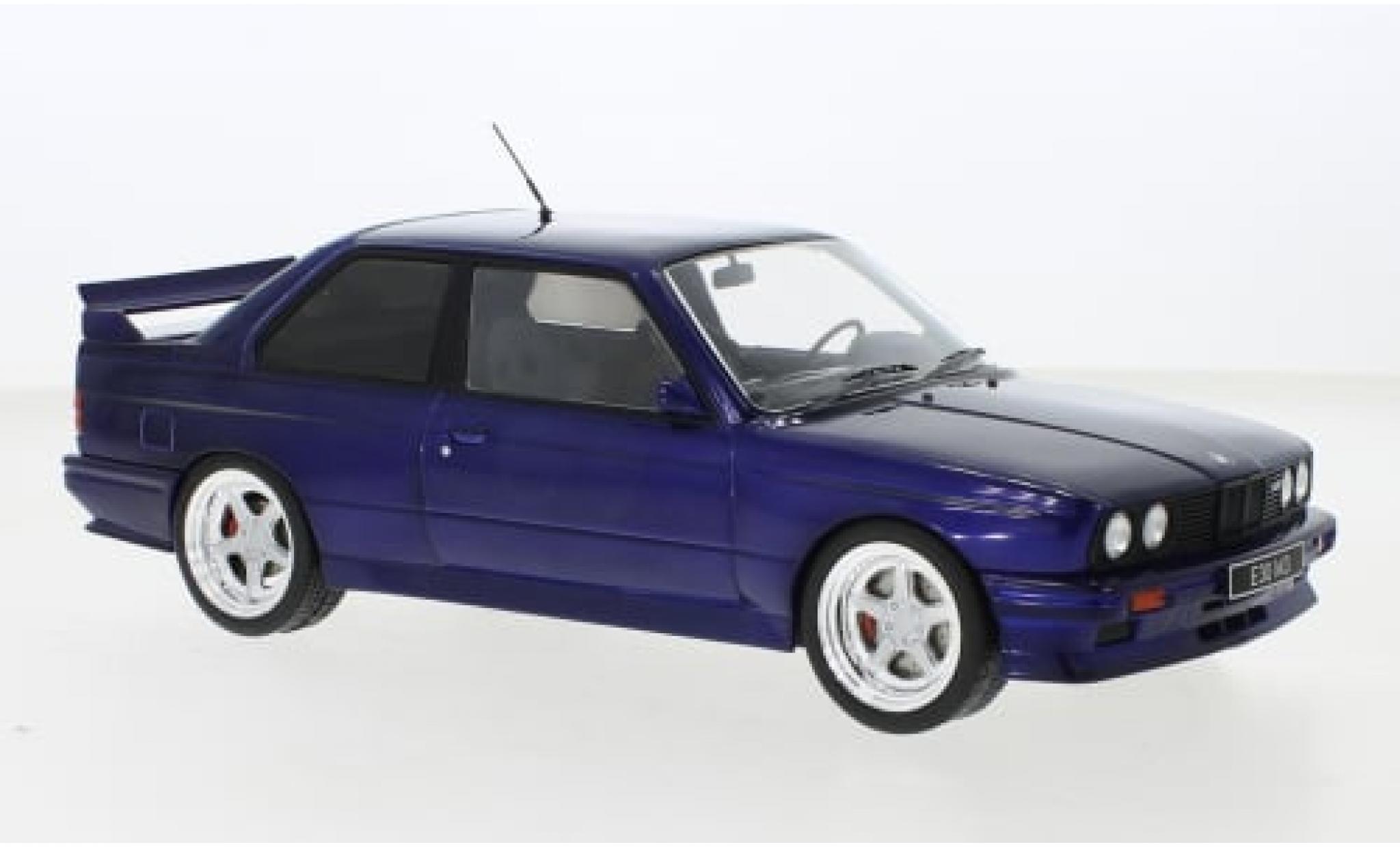 Bmw M3 1/18 IXO (E30) metallise blau 1989 1:18 modellino in miniatura