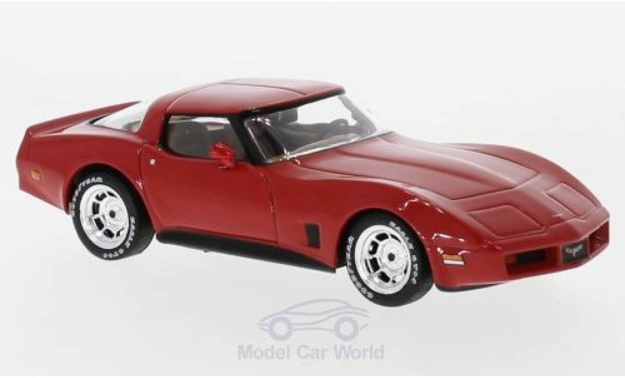 Chevrolet Corvette 1/43 IXO C3 rosso 1980 modellino in miniatura