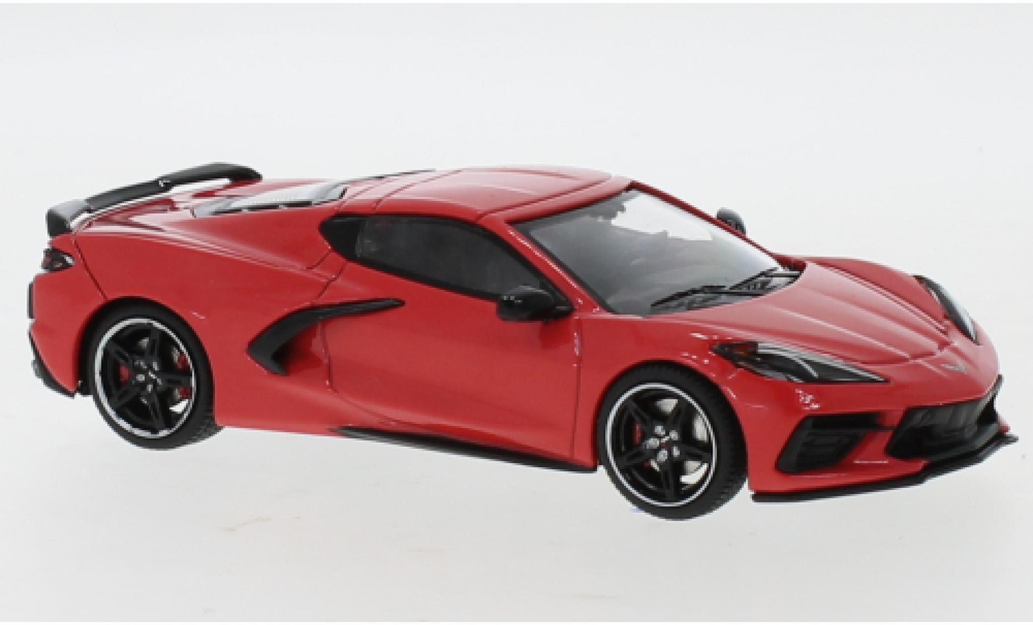 Chevrolet Corvette 1/43 IXO C8 rosso 2020 modellino in miniatura