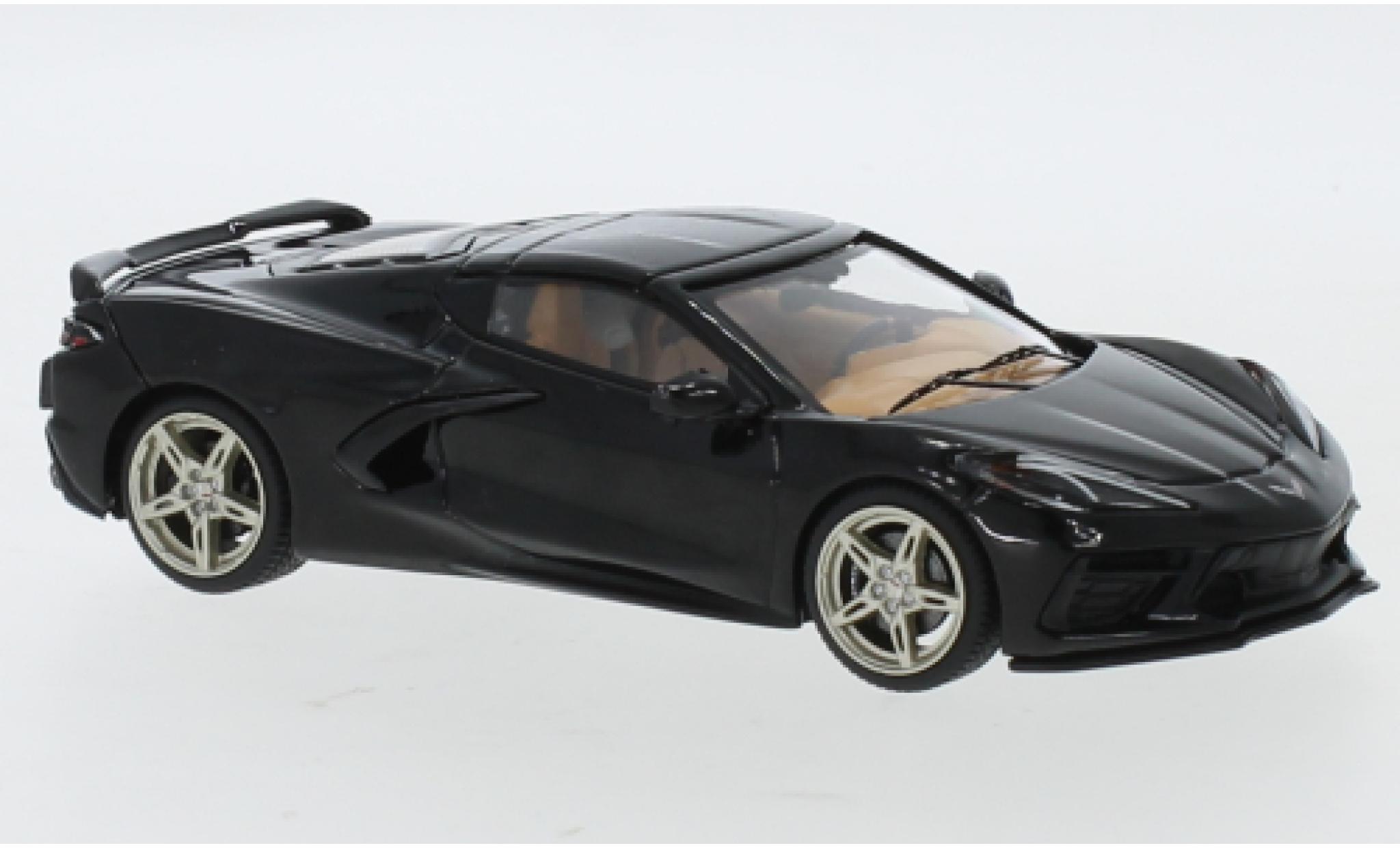 Chevrolet Corvette 1/43 IXO C8 nero 2020 modellino in miniatura