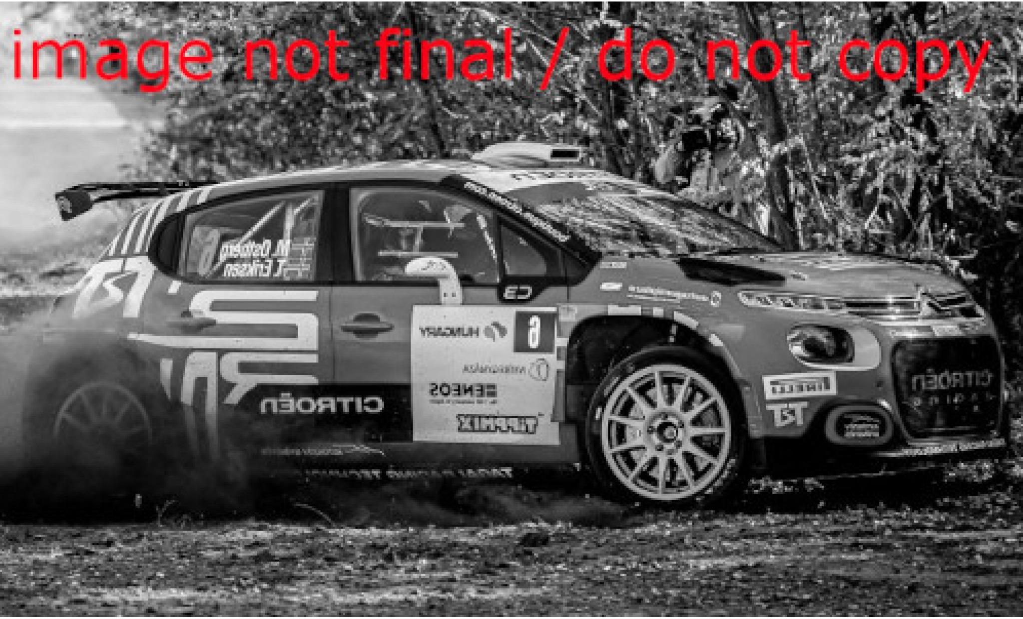 Citroen C3 1/43 IXO Rally2 No.6 ERC Rally Ungarn 2021 1:43 modellino in miniatura