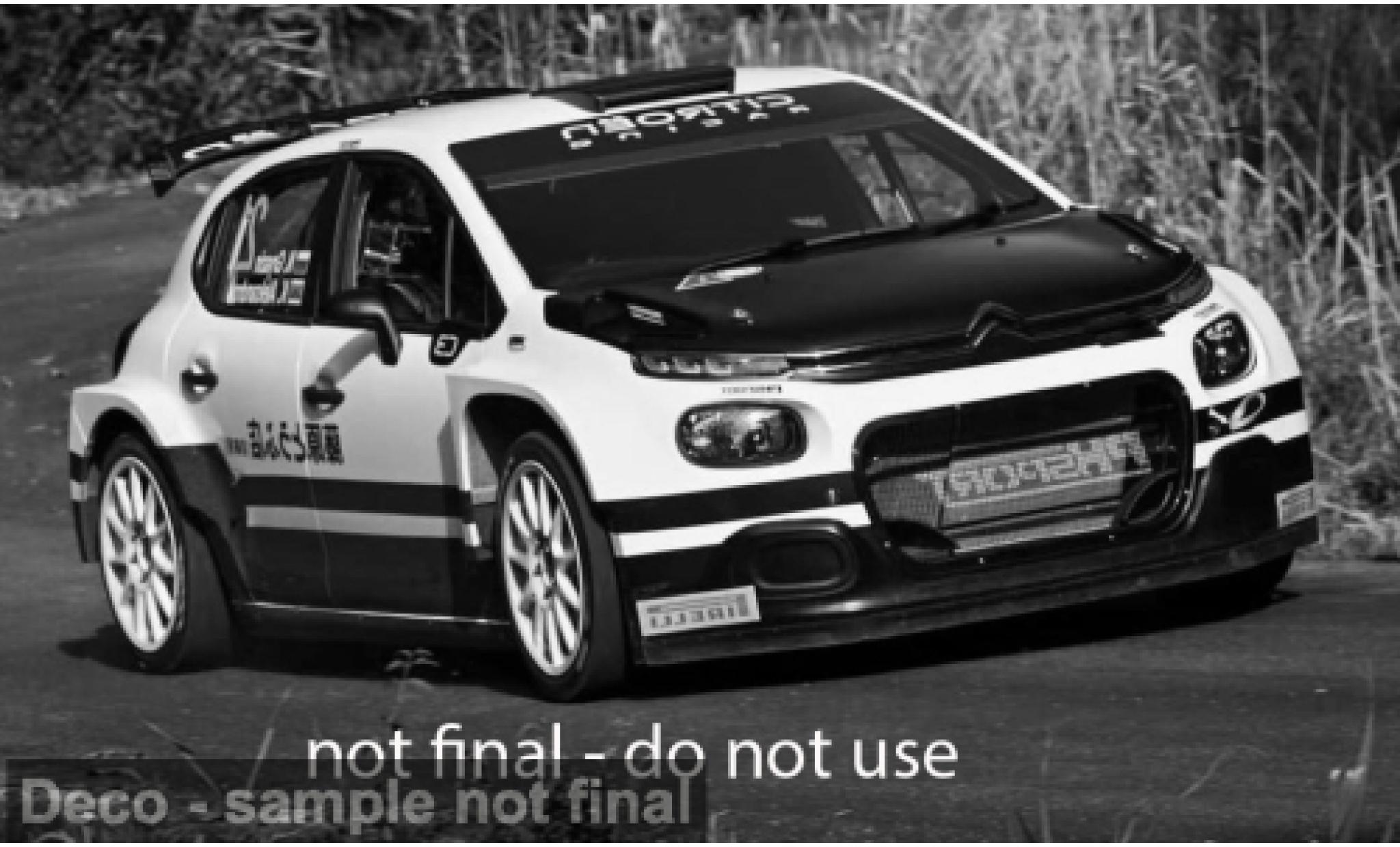 Citroen C3 1/43 IXO Rally2 Rally WM Rally Japan 2024 #21 1:43 modellino in miniatura