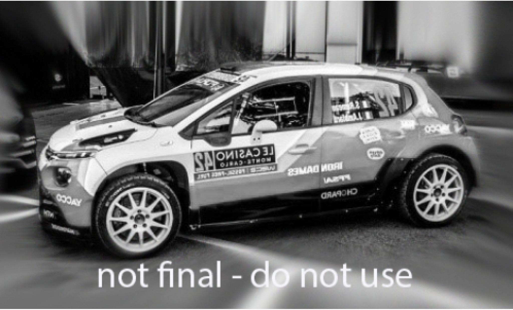 Citroen C3 1/43 IXO Rally2 WRC Rally Monte Carlo 2025 #42 1:43 modellino in miniatura