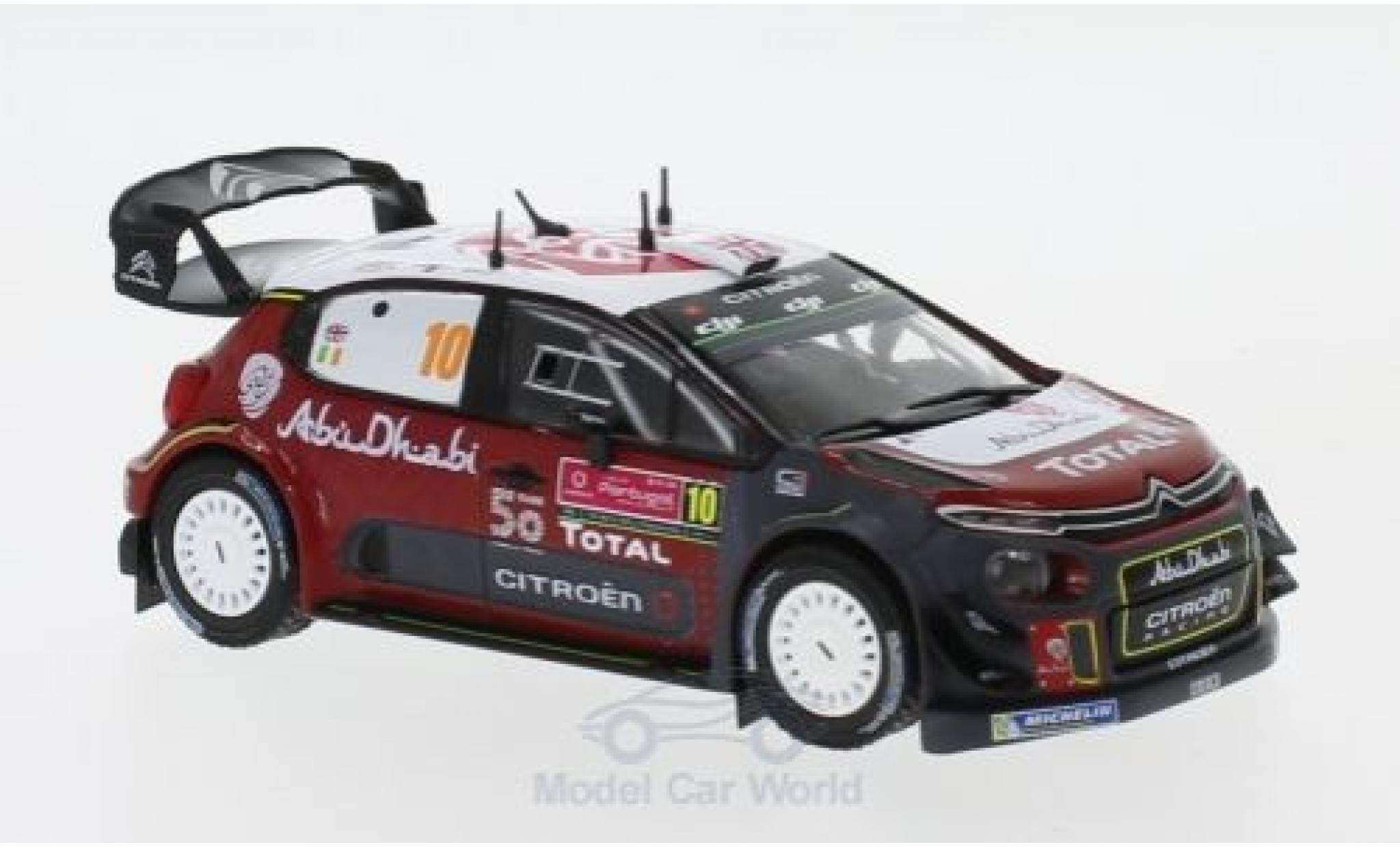 Citroen C3 1/43 IXO WRC No.10 Rallye WM Rallye Portugal 2018 K.Meeke/P.Nagle modellino in miniatura