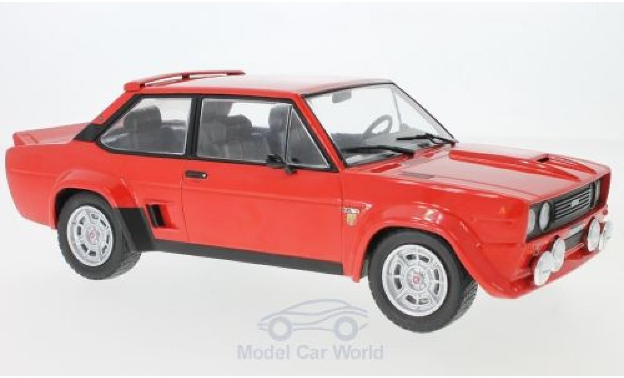 Fiat 131 Abarth 1/18 IXO Abarth rosso 1980 modellino in miniatura