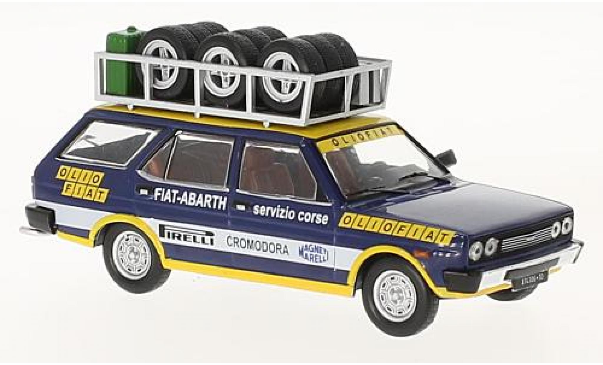 Fiat 131 1/43 IXO Panorama Olio Flat 1975 Rallye Assistance modellino in miniatura