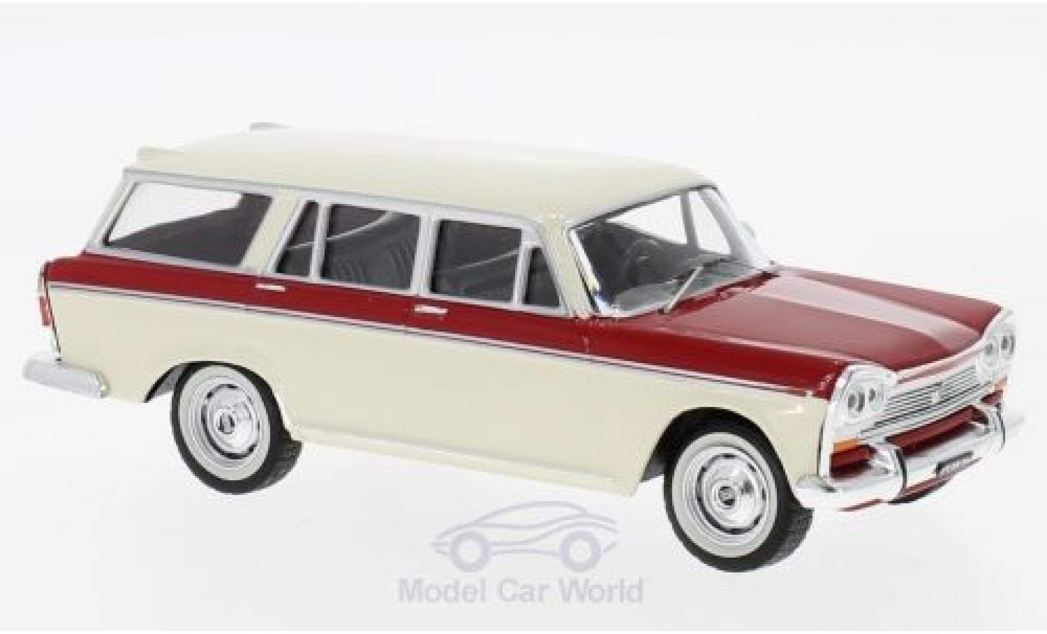 Fiat 2300 1/43 IXO Familiare beige/rosso 1965 modellino in miniatura