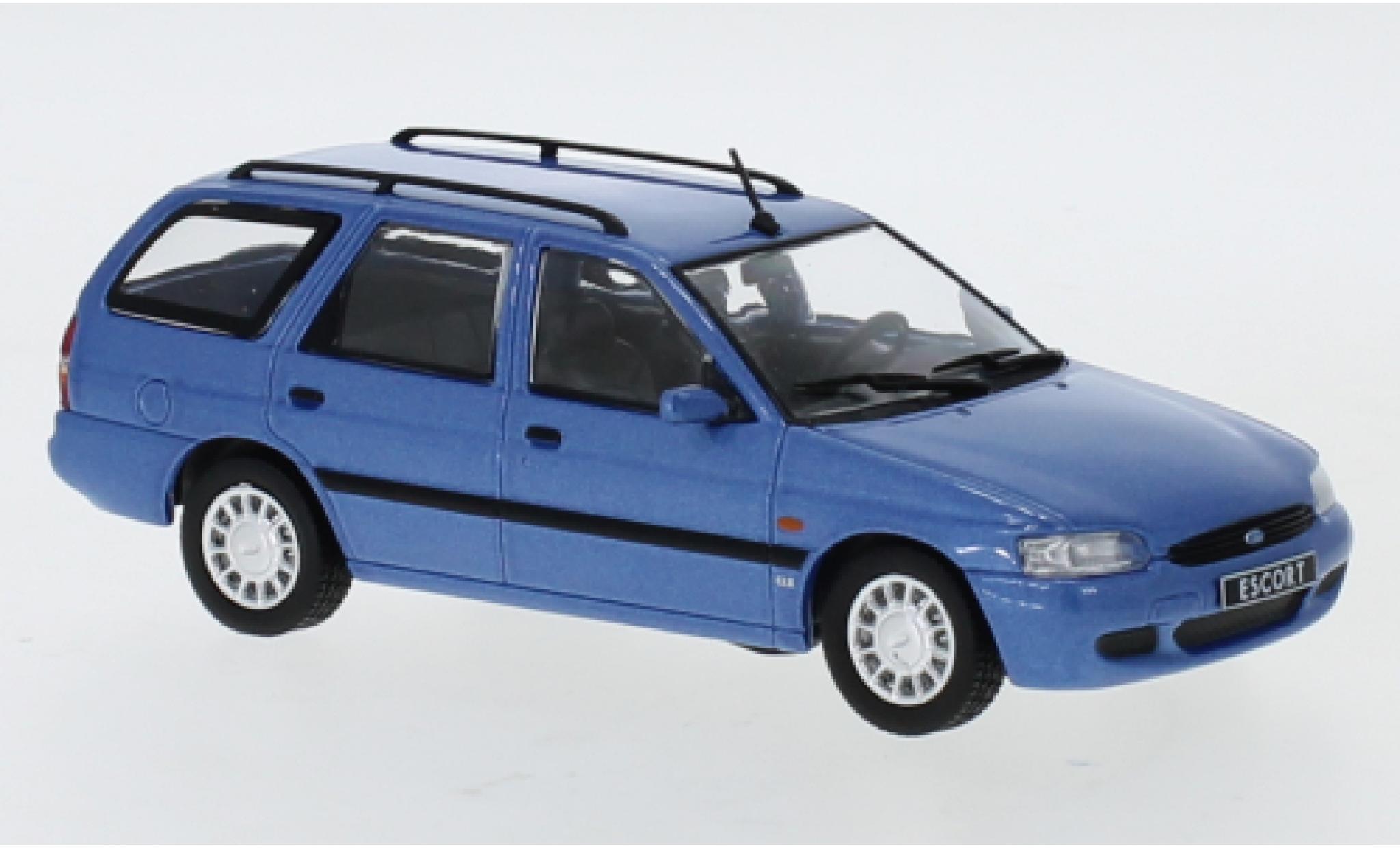 Ford Escort 1/43 IXO Mk VII Turnier metallico blu 1996 modellino in miniatura