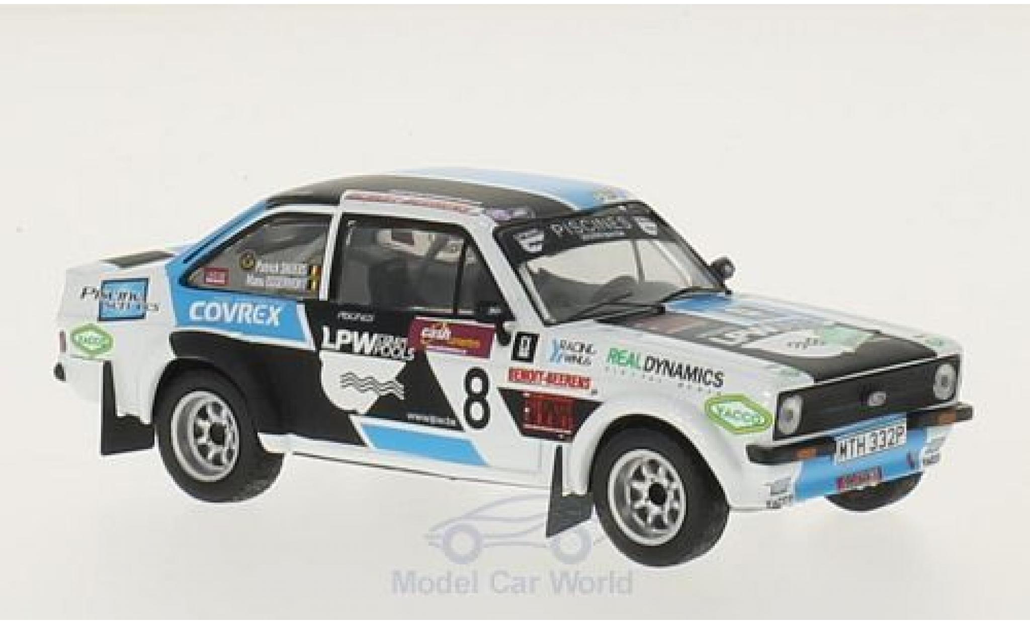 Ford Escort MKI 1/43 IXO RS MKII No.8 Boucles de Spa 2014 P.Snijers/E.Eggermont modellino in miniatura