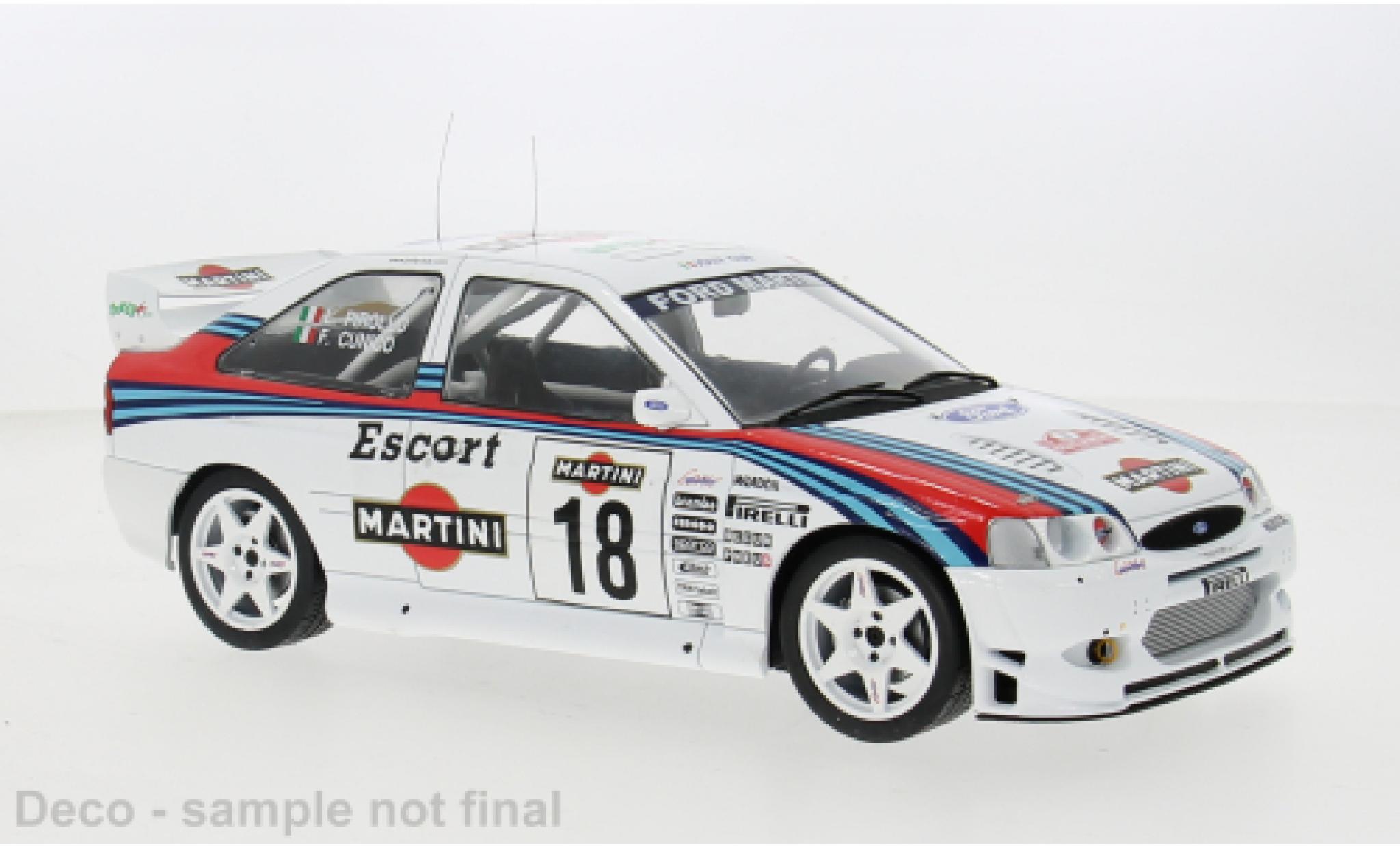 Ford Escort 1/18 IXO WRC No.18 Rallye Sanremo 1998 1:18 modellino in miniatura