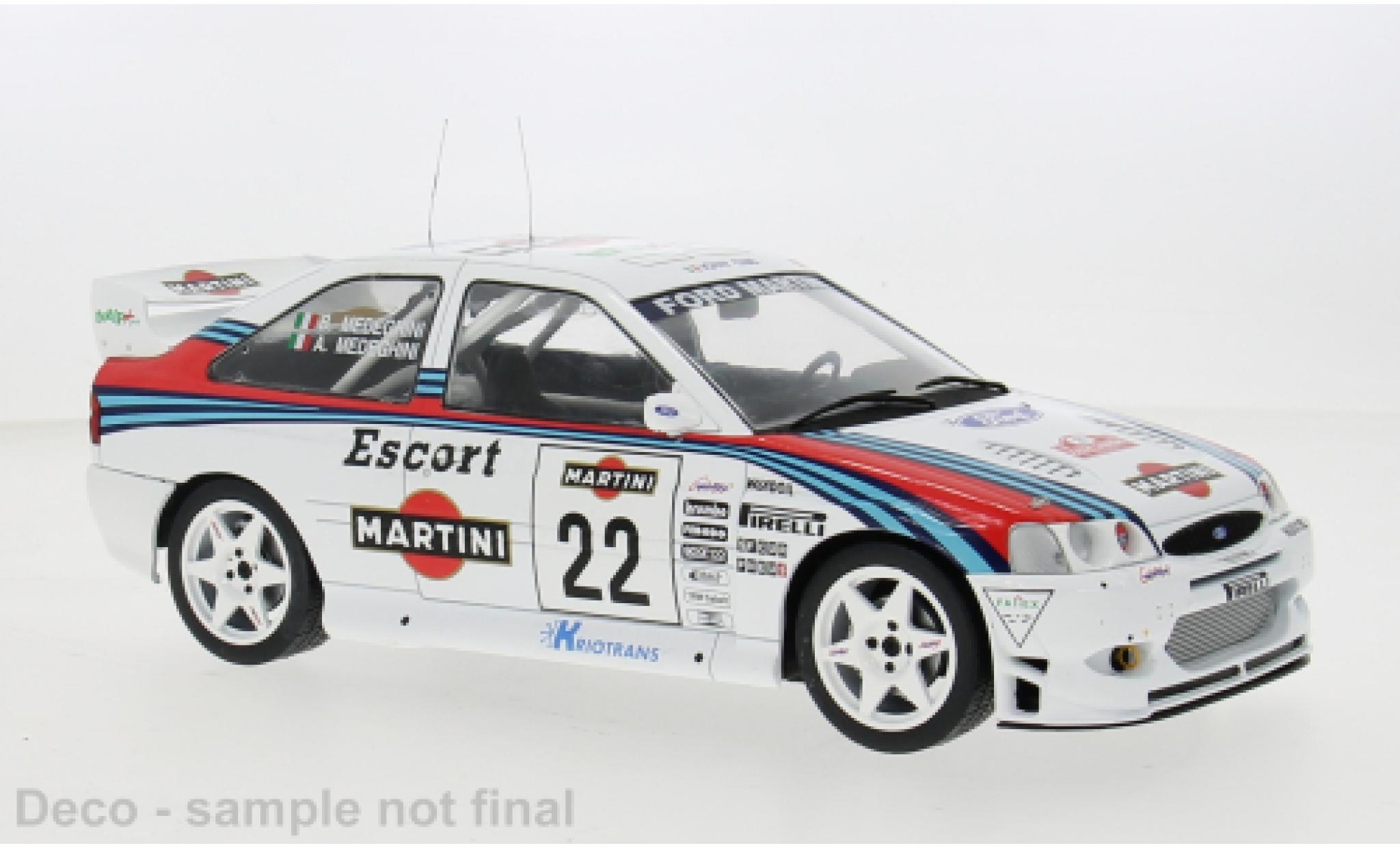 Ford Escort 1/18 IXO WRC No.22 Rallye Sanremo 1998 1:18 modellino in miniatura