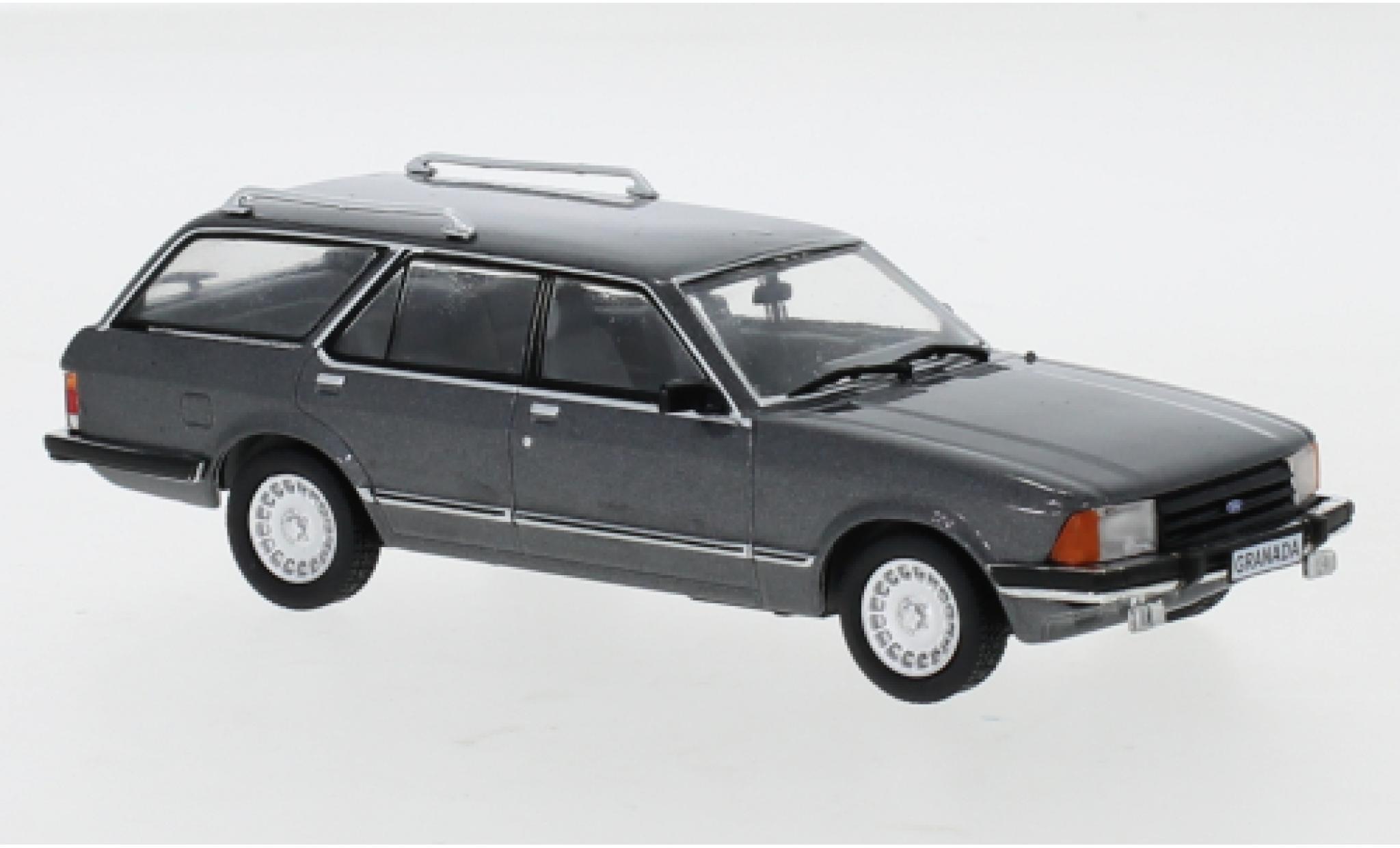 Ford Granada 1/43 IXO MK II Turnier 2.8i Ghia metallico grigio 1978 modellino in miniatura