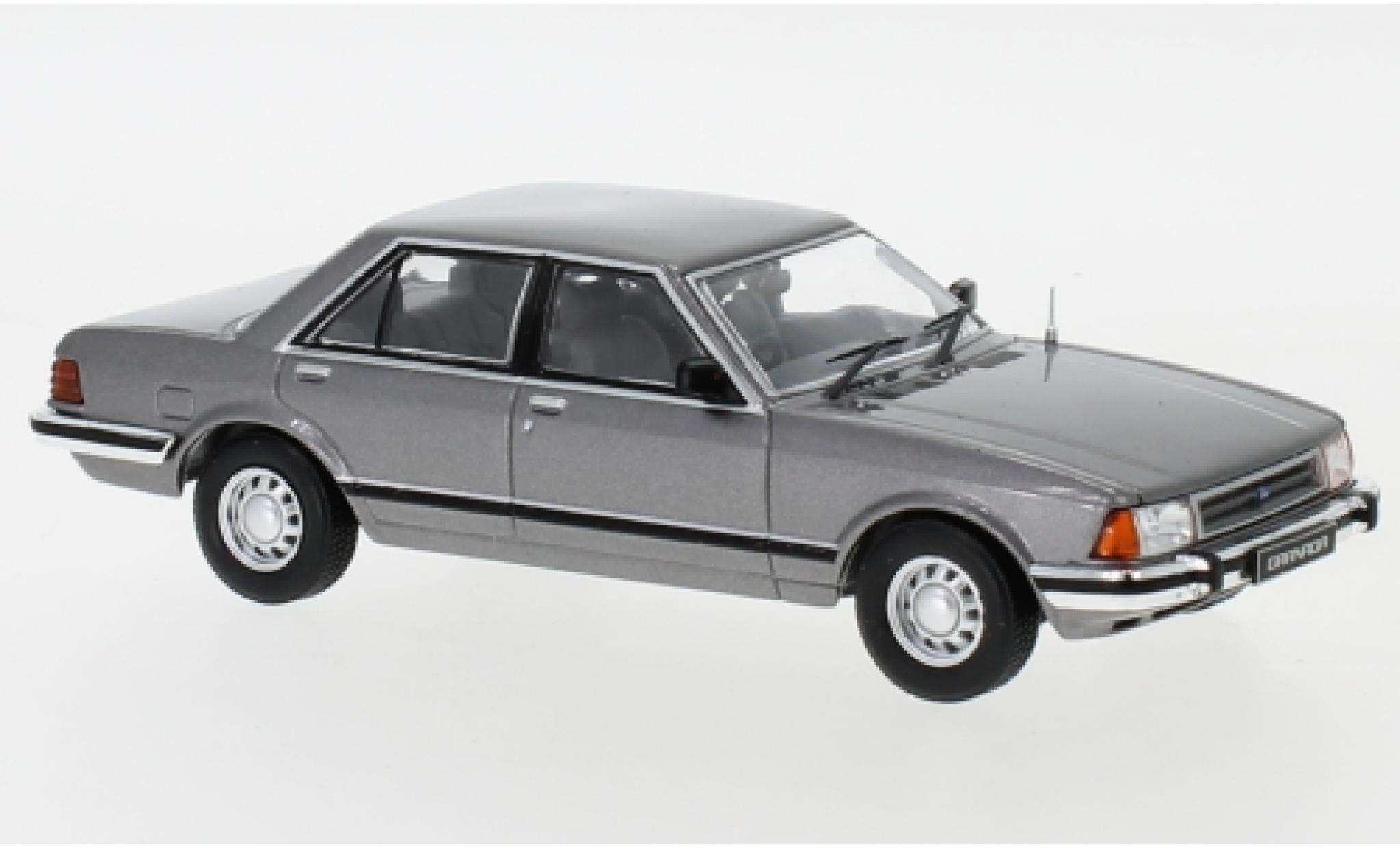 Ford Granada 1/43 IXO MKII 2.8 GL metallico grigio RHD 1982 modellino in miniatura