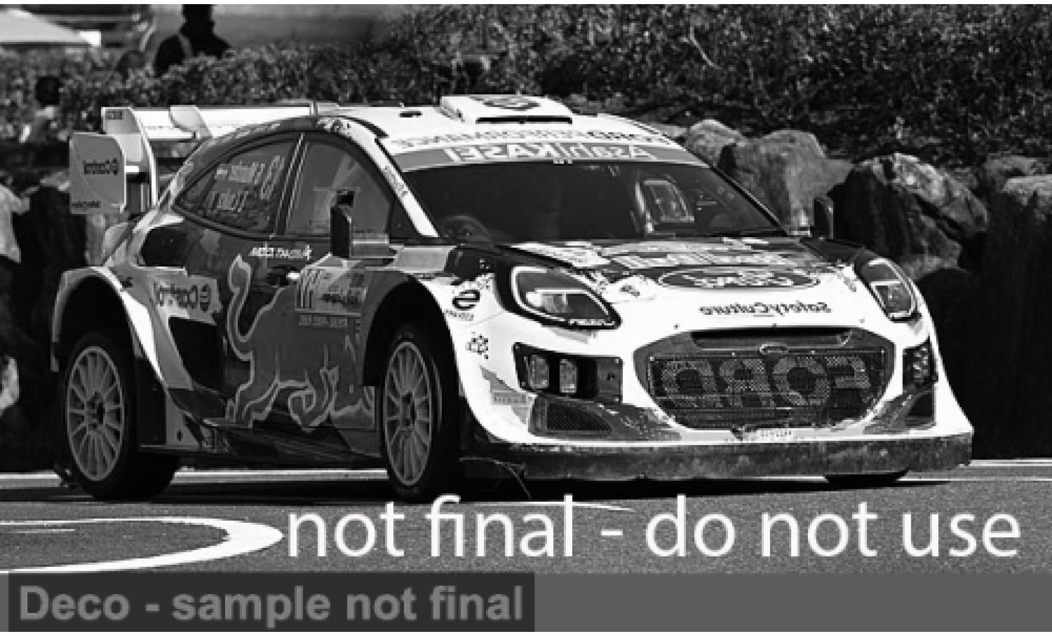 Ford Puma 1/43 IXO Rally1 Rally WM Rally Japan 2024 #13 1:43 modellino in miniatura