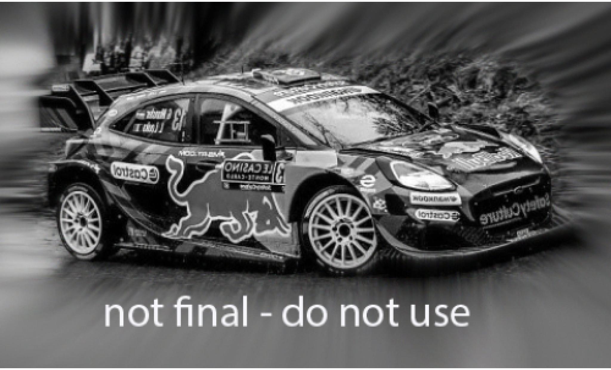 Ford Puma 1/18 IXO Rally1 WRC Rally Monte Carlo 2025 #13 1:18 modellino in miniatura