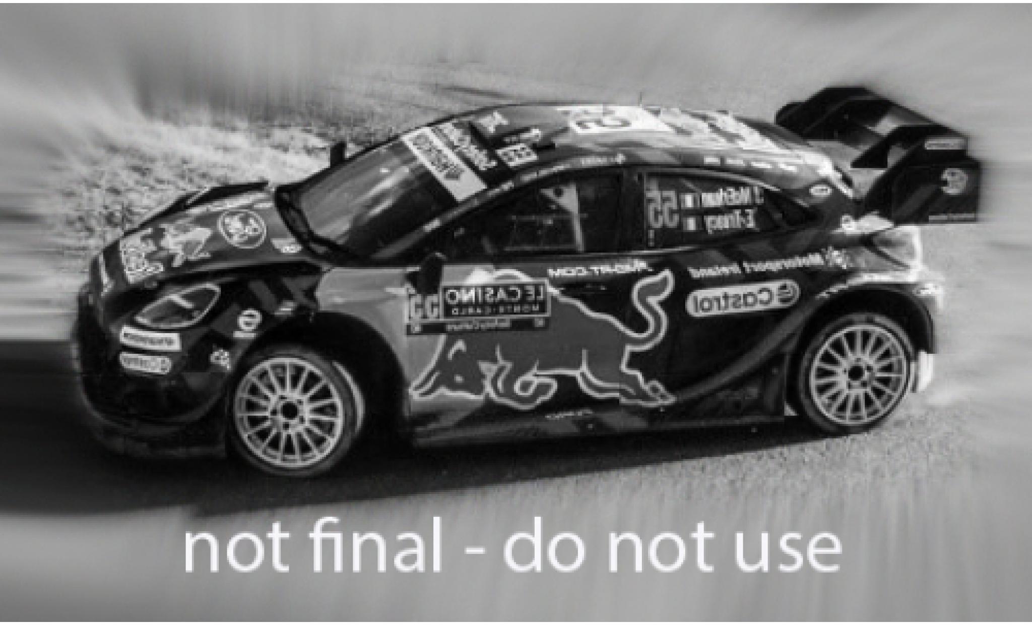 Ford Puma 1/18 IXO Rally1 WRC Rally Monte Carlo 2025 #55 1:18 modellino in miniatura