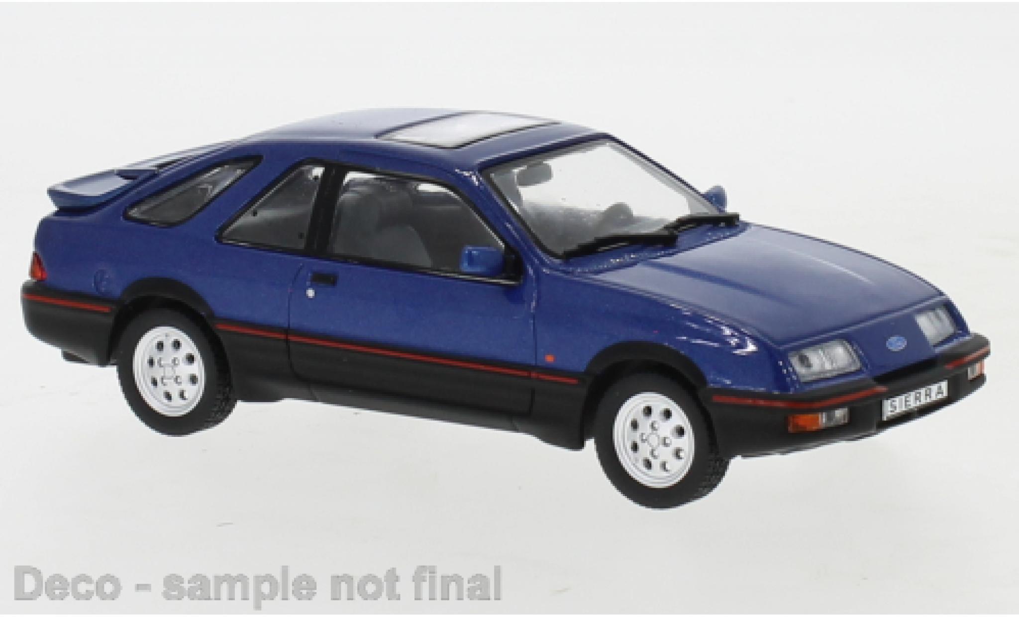 Ford Sierra 1/43 IXO XR 4 metallico blu 1984 modellino in miniatura