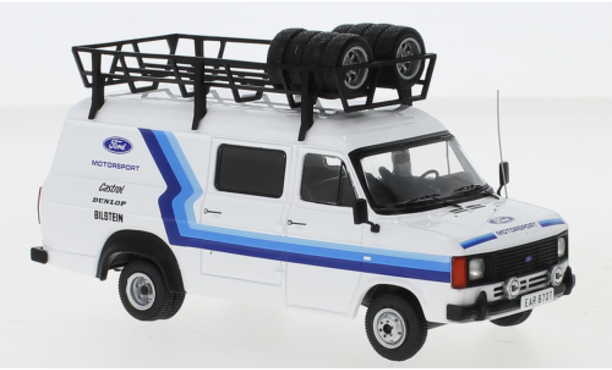 Ford Transit 1/43 IXO MK II Team Motorsport 1979 Assistance with roof rack modellino in miniatura