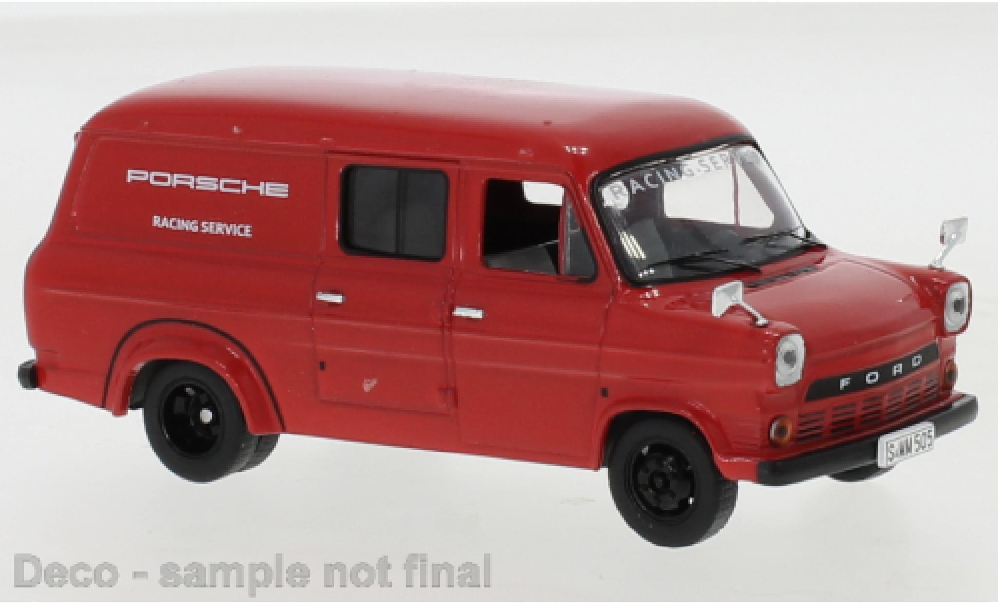 Ford Transit 1/43 IXO MkI Van Porsche Racing Service 1966 Assistance Van modellino in miniatura