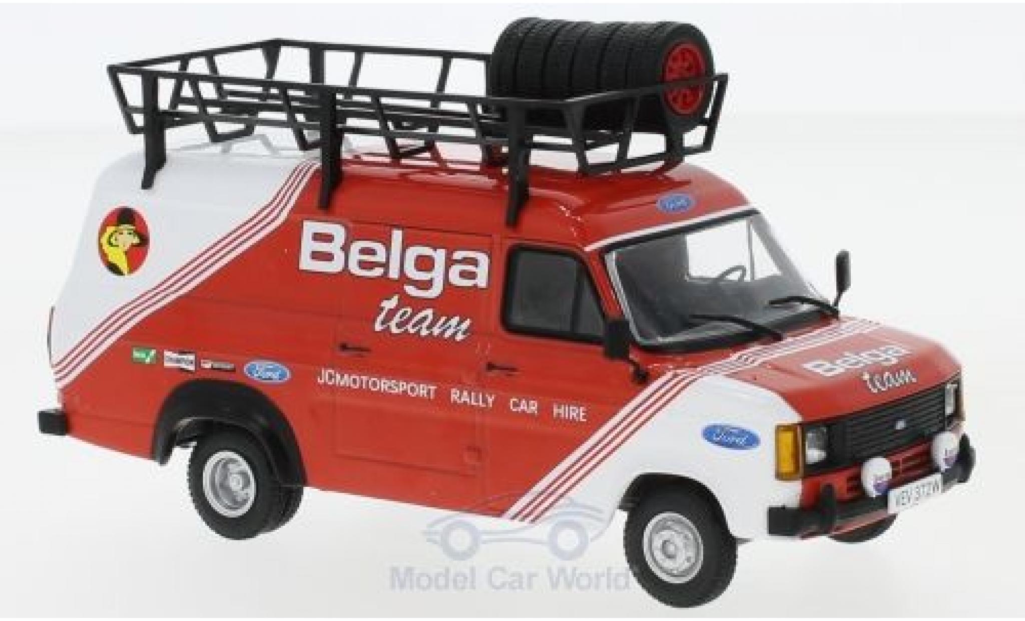 Ford Transit 1/43 IXO MKII Belga Team Belga 1981 Rally Assistance modellino in miniatura