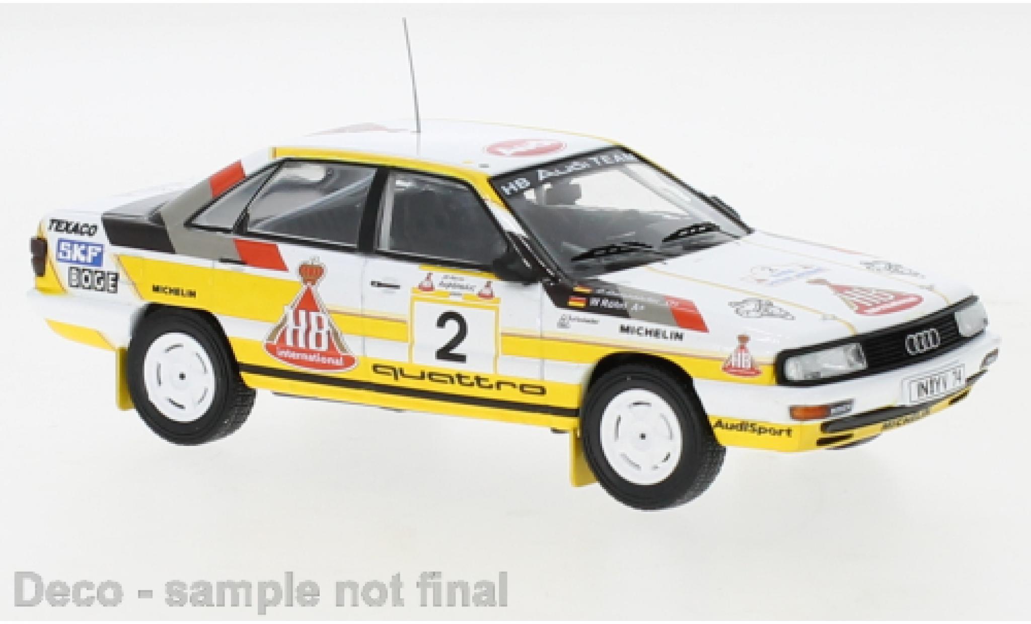 Audi 200 quattro 1/43 IXO 200 Quattro No.2 Rallye Acropolis 1987 modellino in miniatura