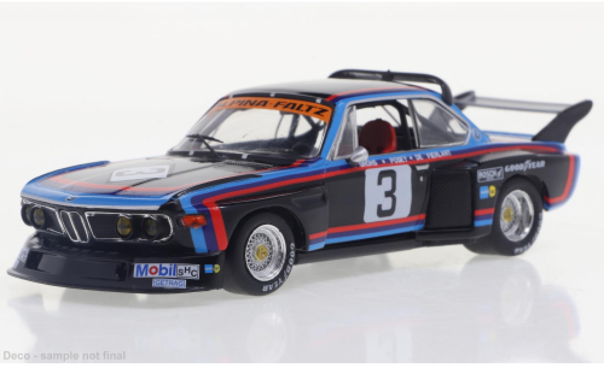 Bmw 3.5 1/43 IXO CSL No.4 Silverstone 1976 modellino in miniatura