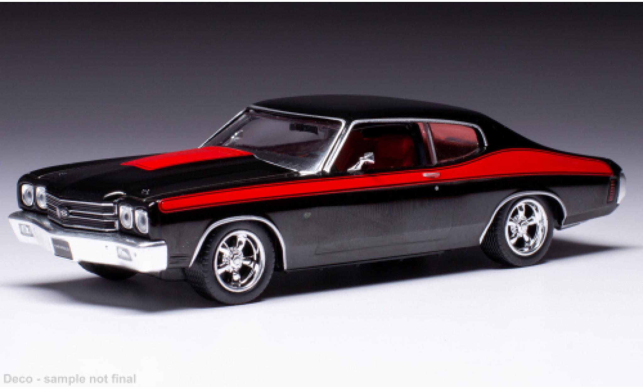 Chevrolet Chevelle 1/43 IXO SS nero 1970 modellino in miniatura