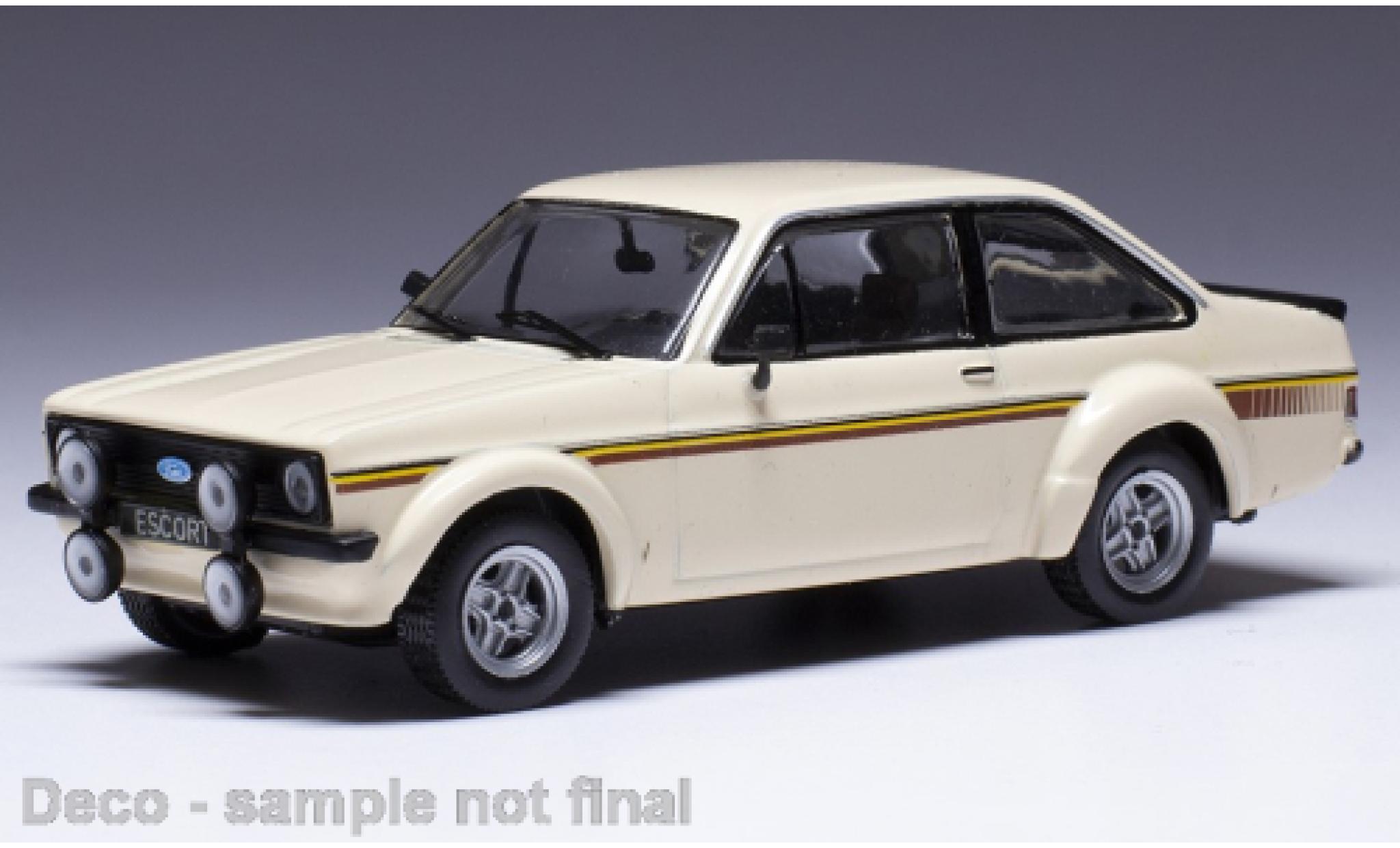 Ford Escort 1/43 IXO MK II RS 1800 beige clair 1976 modellino in miniatura