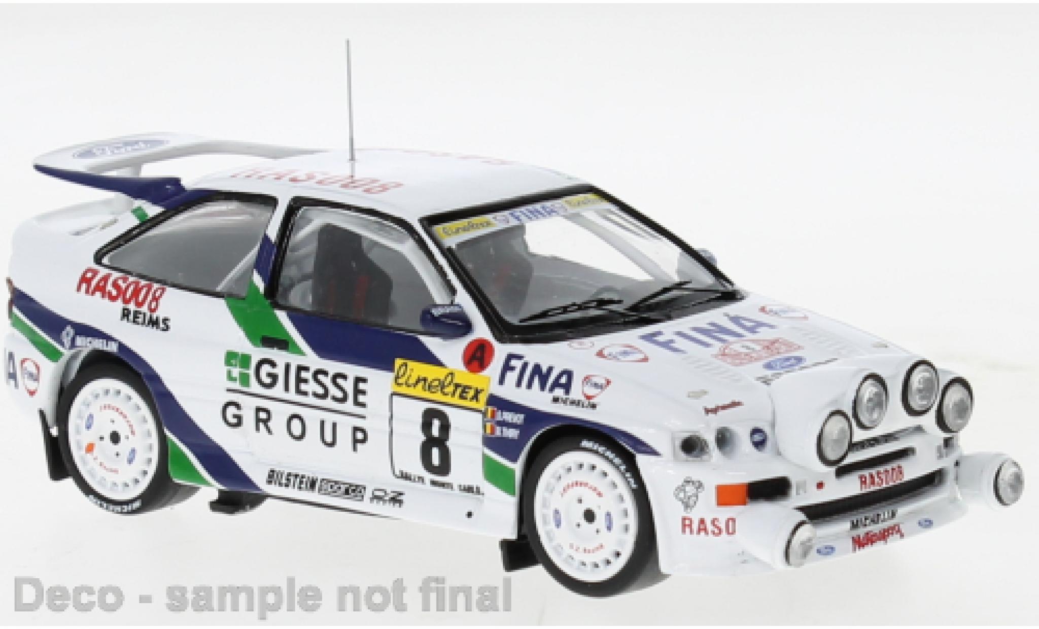Ford Escort 1/43 IXO RS Cosworth No.8 Fina Rallye WM Rally Monte Carlo 1995 modellino in miniatura