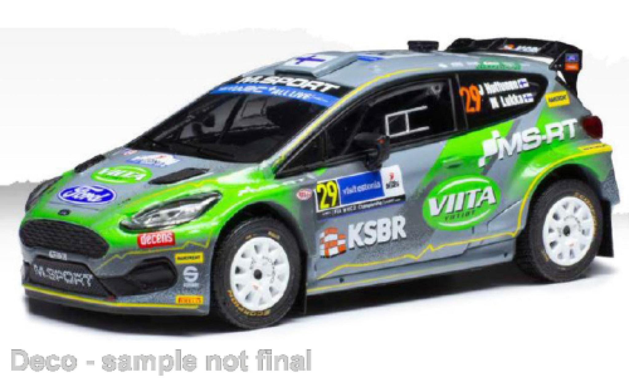 Ford Fiesta 1/43 IXO R5 Rally2 No.29 WRC Rallye Estland 2022 modellino in miniatura