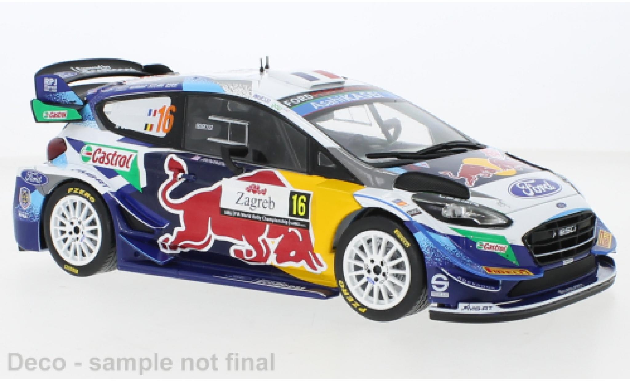 Ford Fiesta 1/18 IXO WRC No.16 Rally WM Rally Croatia 2021 modellino in miniatura