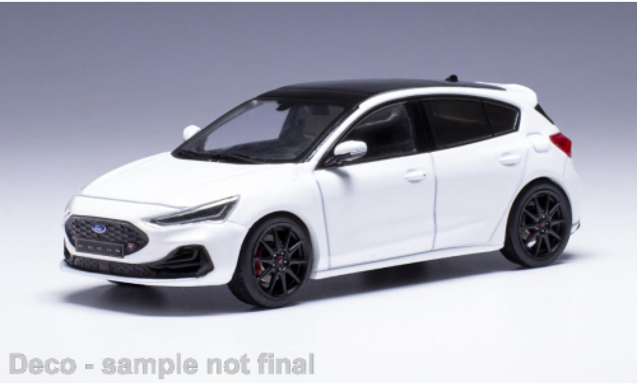 Ford Focus 1/43 IXO ST bianco 2022 modellino in miniatura