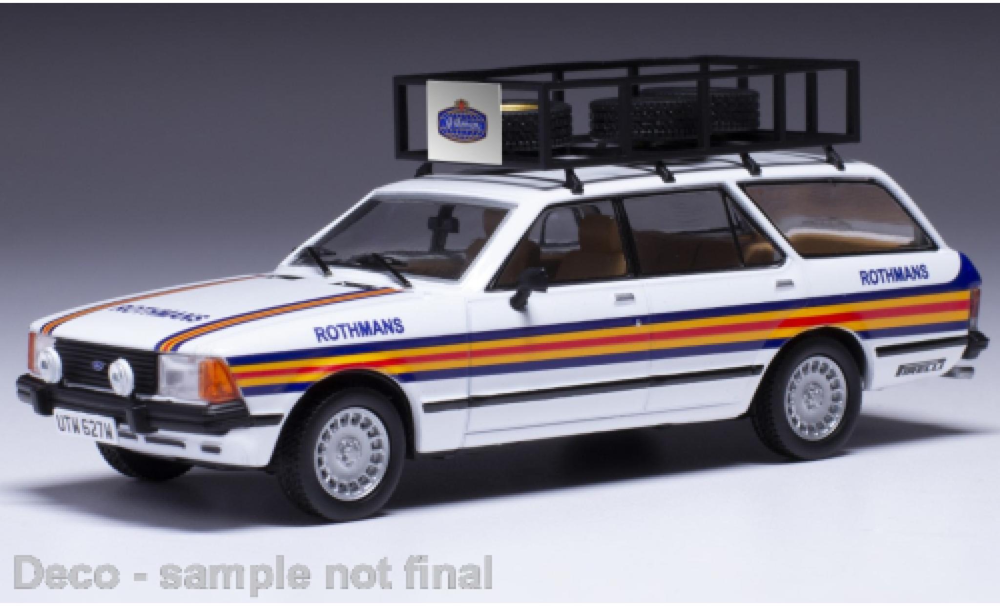 Ford Granada 1/43 IXO MK II Turnier Rothmans 1980 modellino in miniatura
