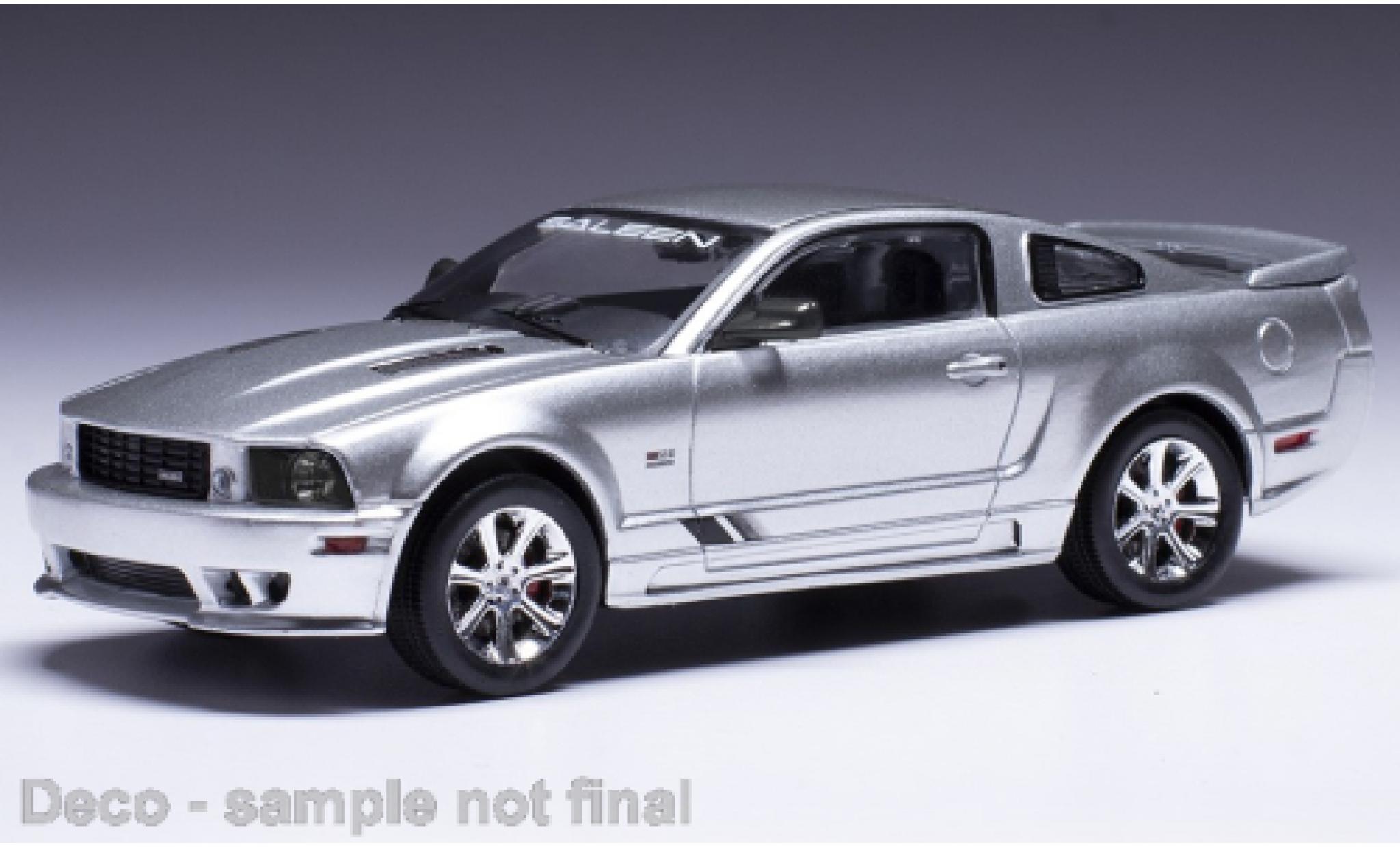 Saleen S281 1/43 IXO Ford Mustang metallise grigio 2005 modellino in miniatura