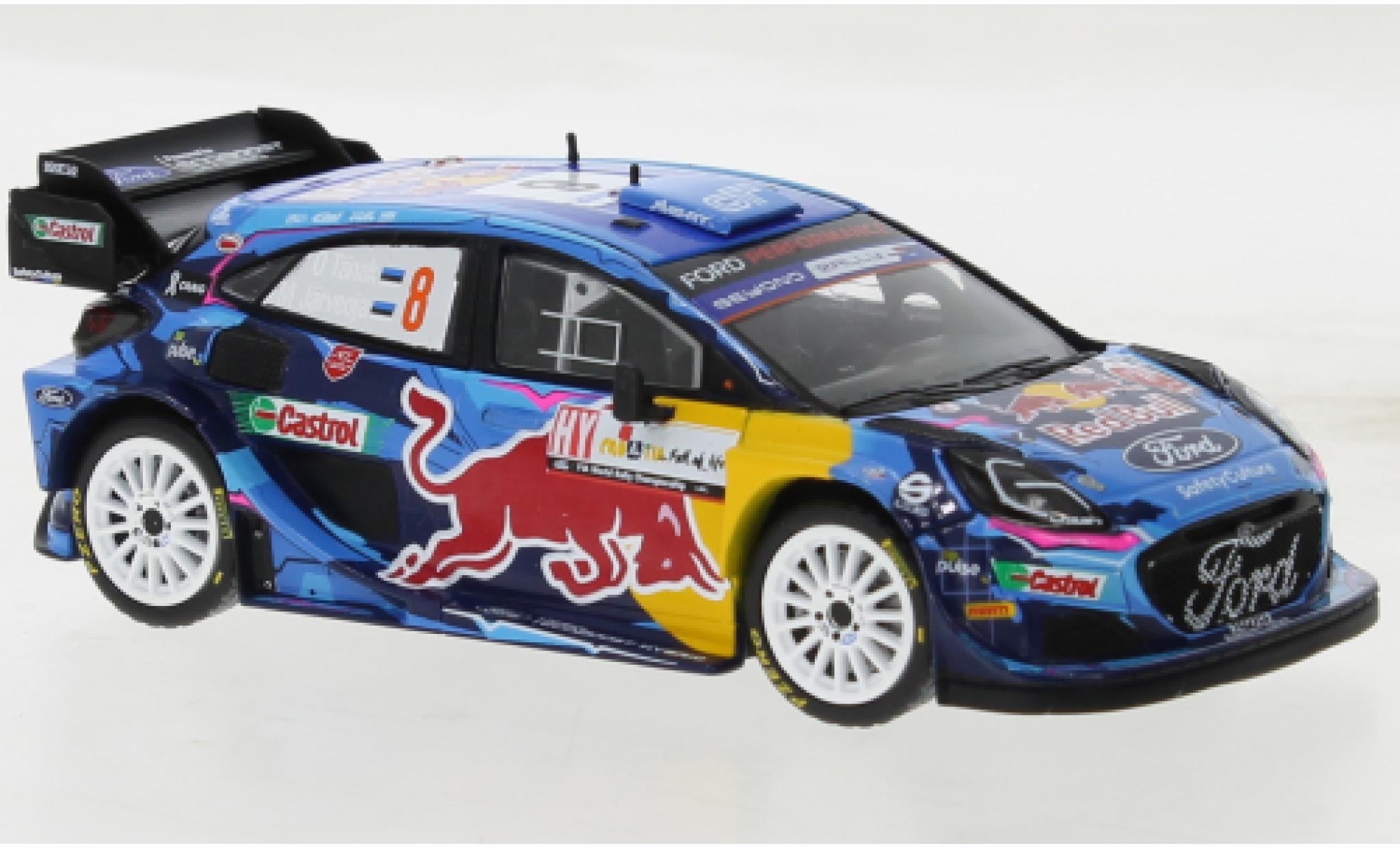 Ford Puma 1/43 IXO No.8 WRC1 Rally Croatia 2023 modellino in miniatura