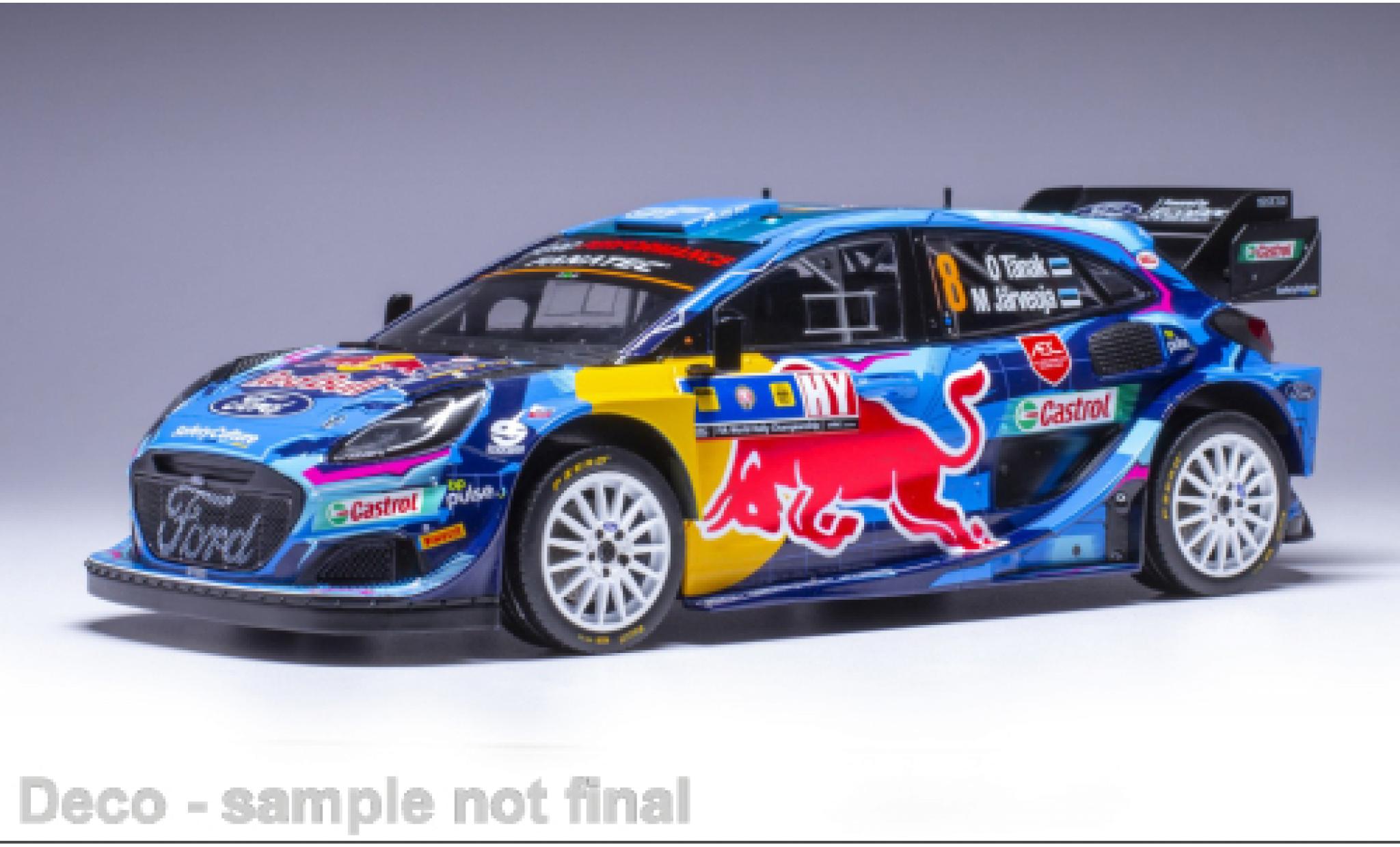 Ford Puma 1/18 IXO Rally 1 No.8 WRC Central Europein Rally 2023 modellino in miniatura