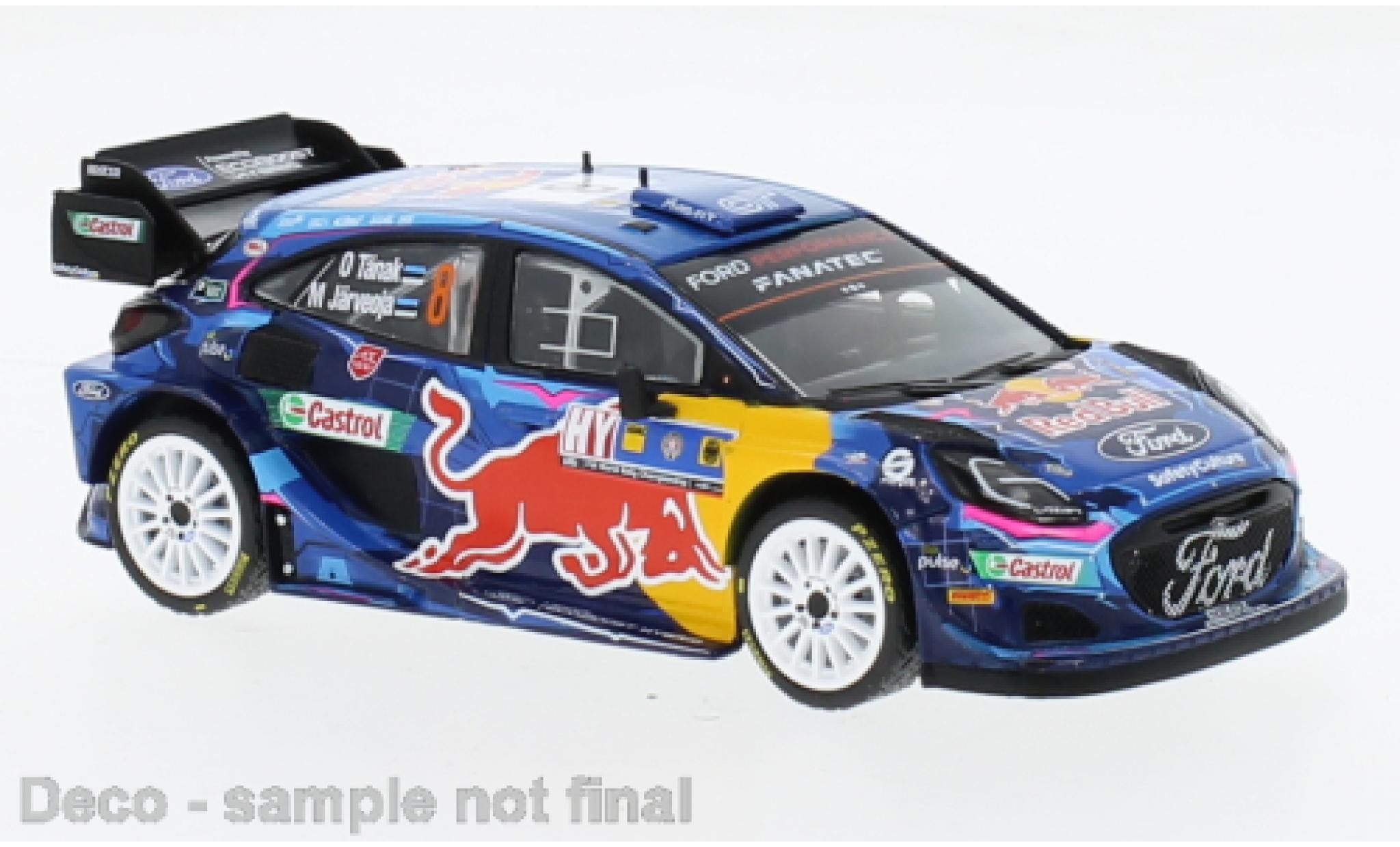Ford Puma 1/43 IXO Rally 1 No.8 WRC Rally Chile 2023 modellino in miniatura